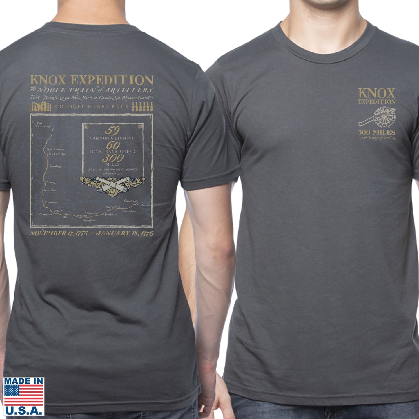 Henry Knox's Noble Train of Artillery Shirt — Made in America