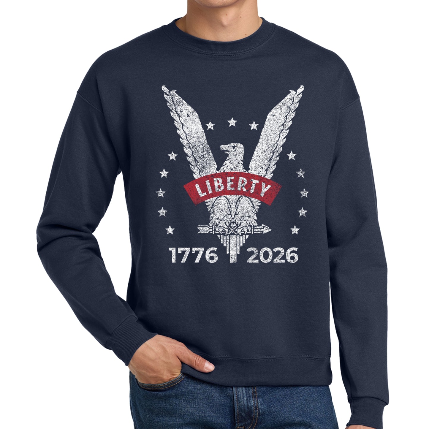 Liberty Eagle — 1776 - 2026 Crewneck Sweatshirt