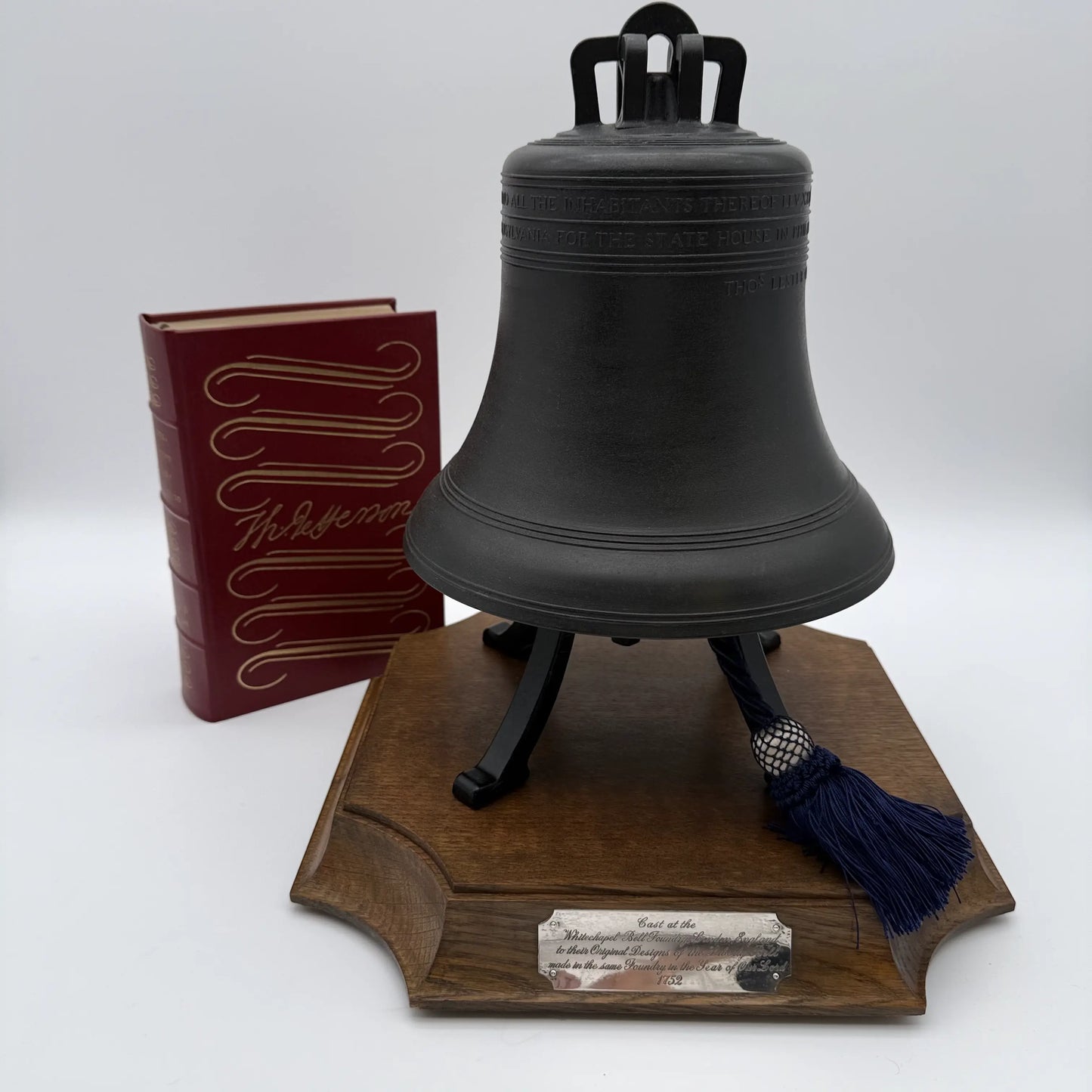 Whitechapel Bicentennial 1/5th scale Liberty Bell - Black oxidized —  Serial number 0473