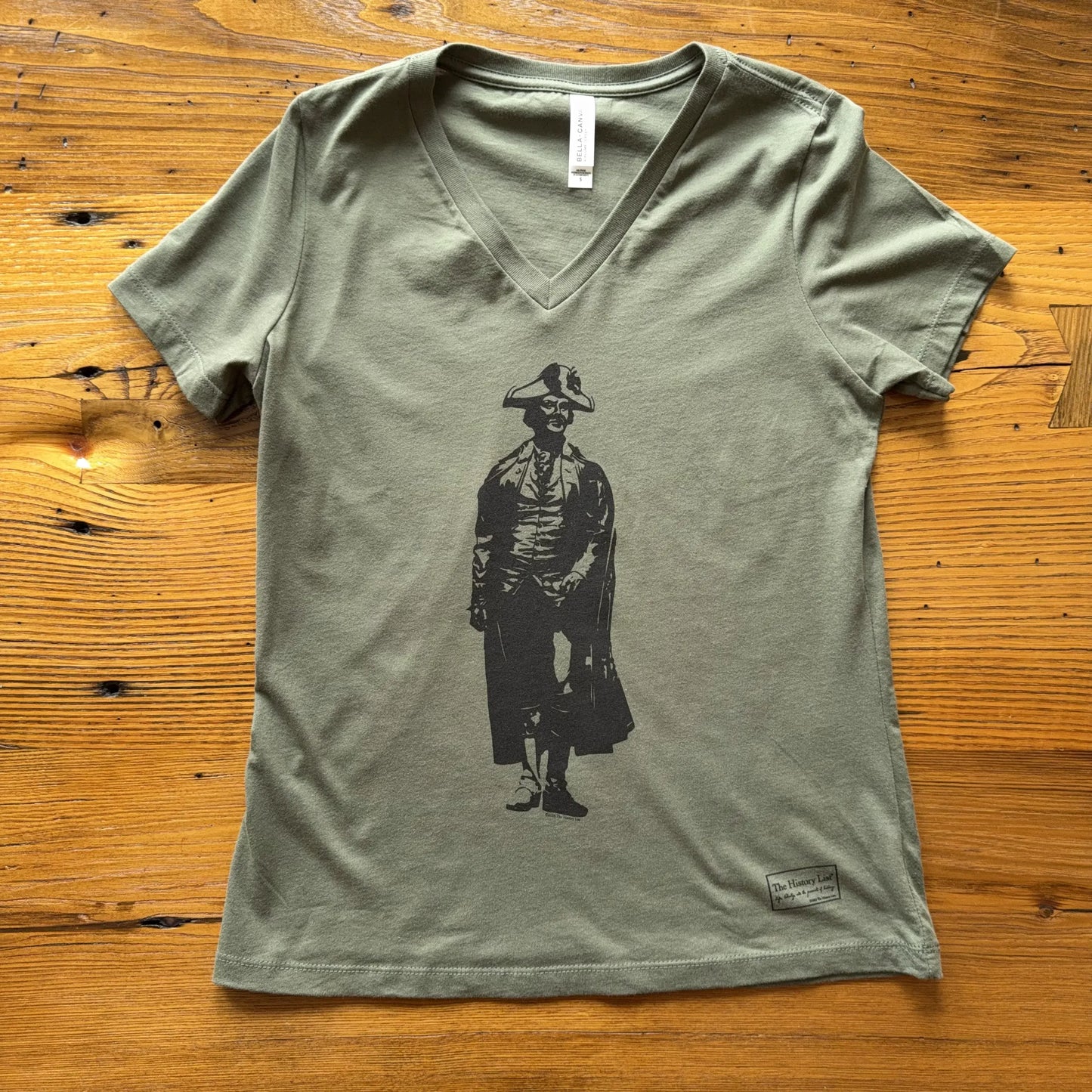 Nathanael Greene "We fight!" — Women's v-neck shirt from The History List Store