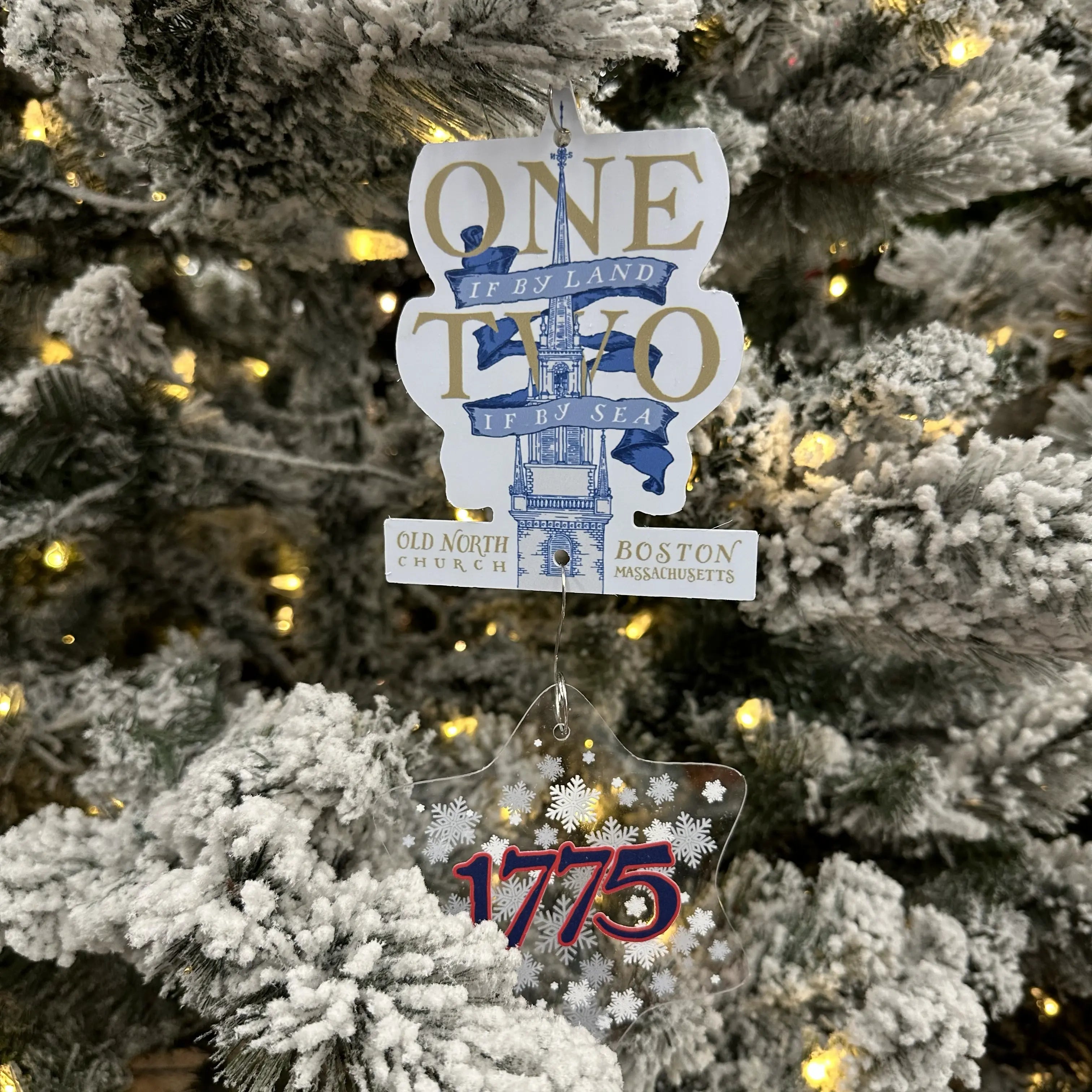 250th anniversary "One if by Land" Ornament  from The History List Store