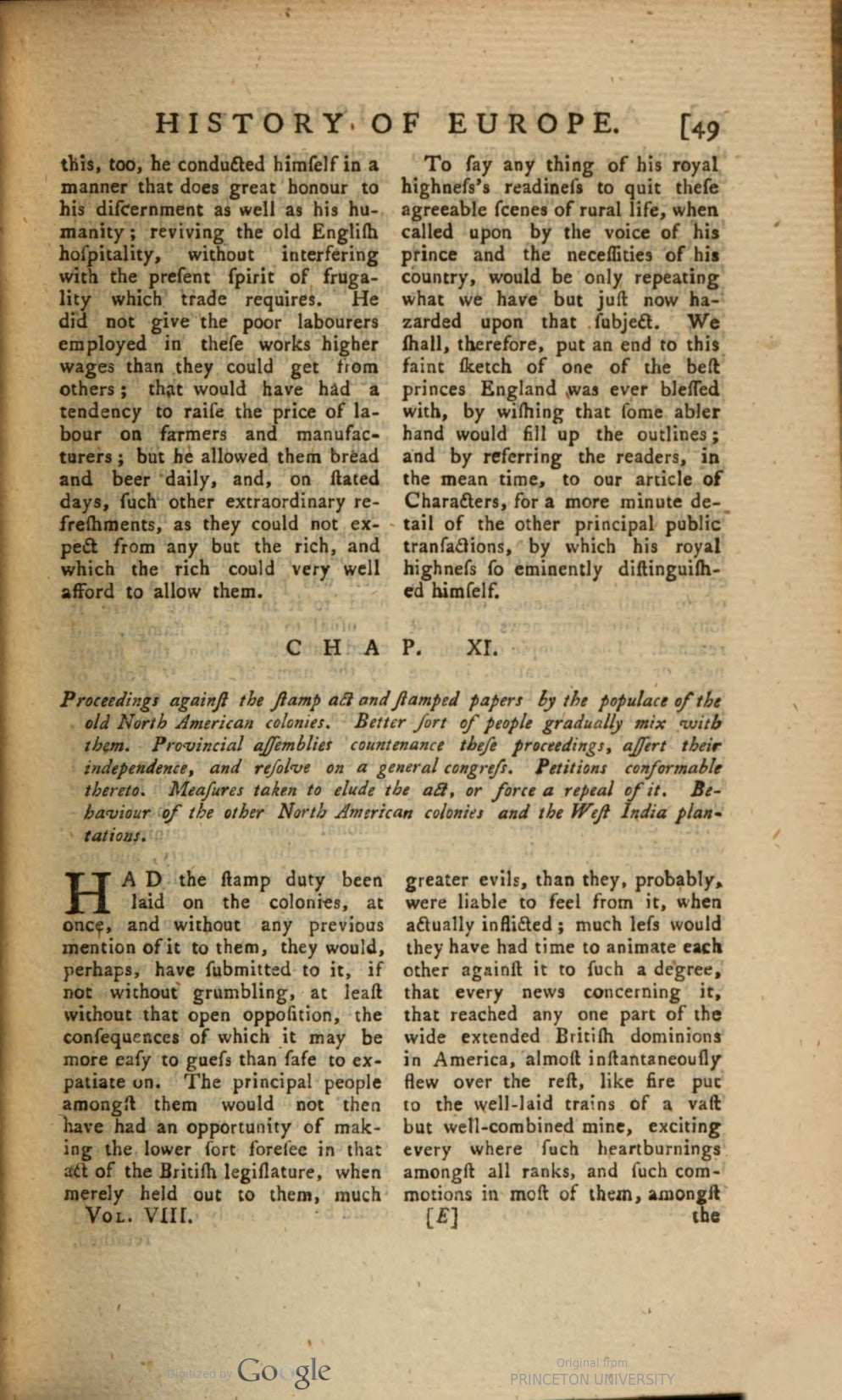 Annual Register for 1765 — Includes the passage and implementation of the Stamp Act