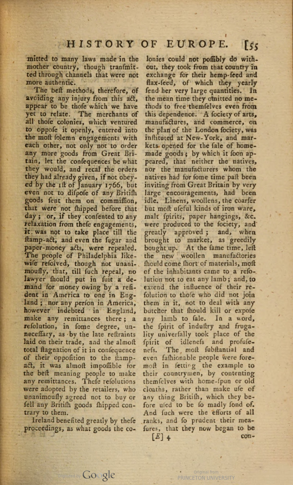Annual Register for 1765 — Includes the passage and implementation of the Stamp Act