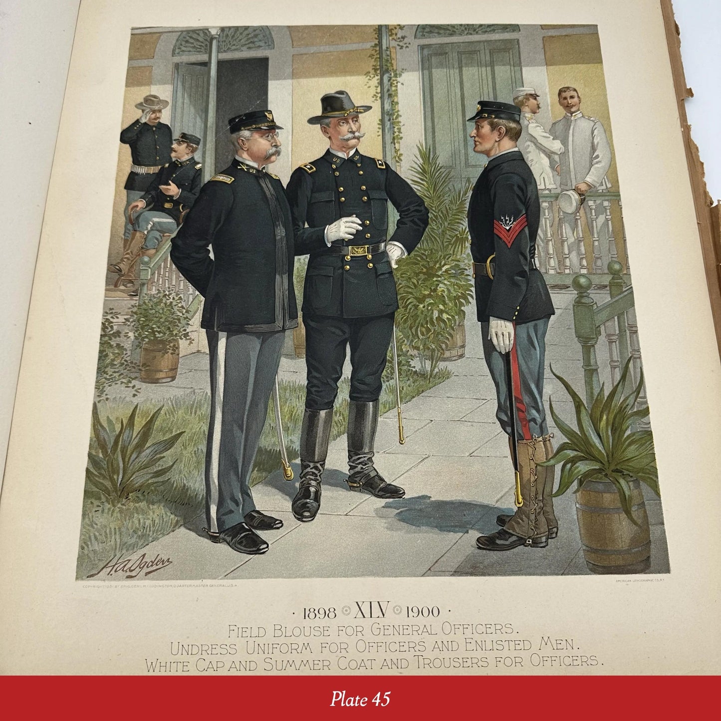 Illustrations of US Army Uniforms 1774 to 1889 by Henry A. Ogden — Commissioned by the Quartermaster General of the Army