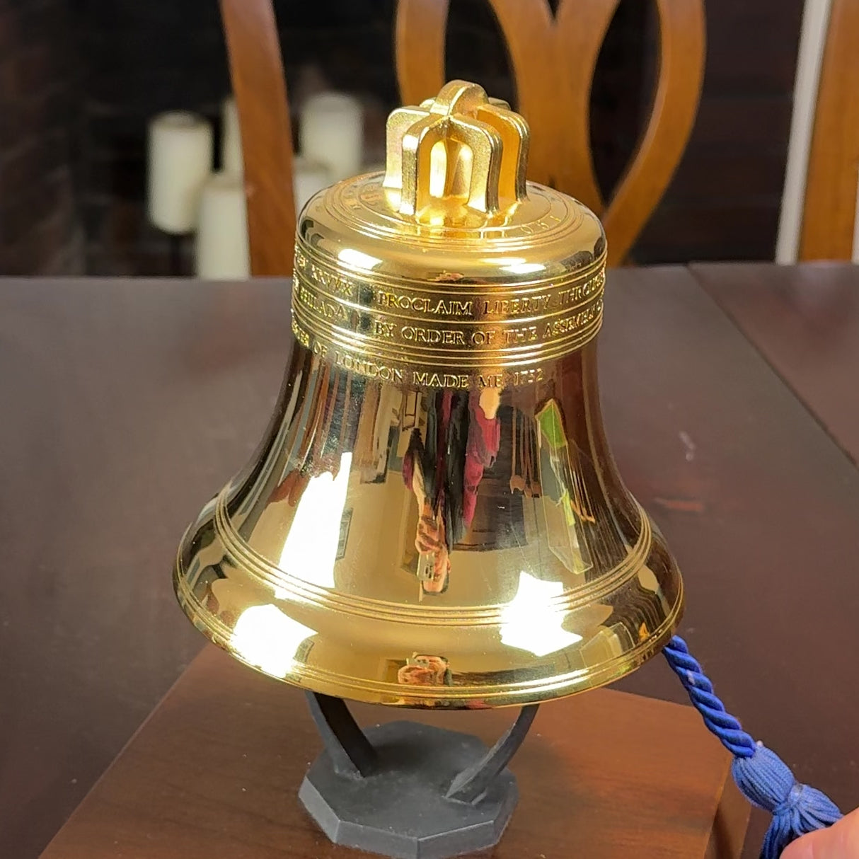 Whitechapel Liberty Bell Replica — 22K gold plate — Limited