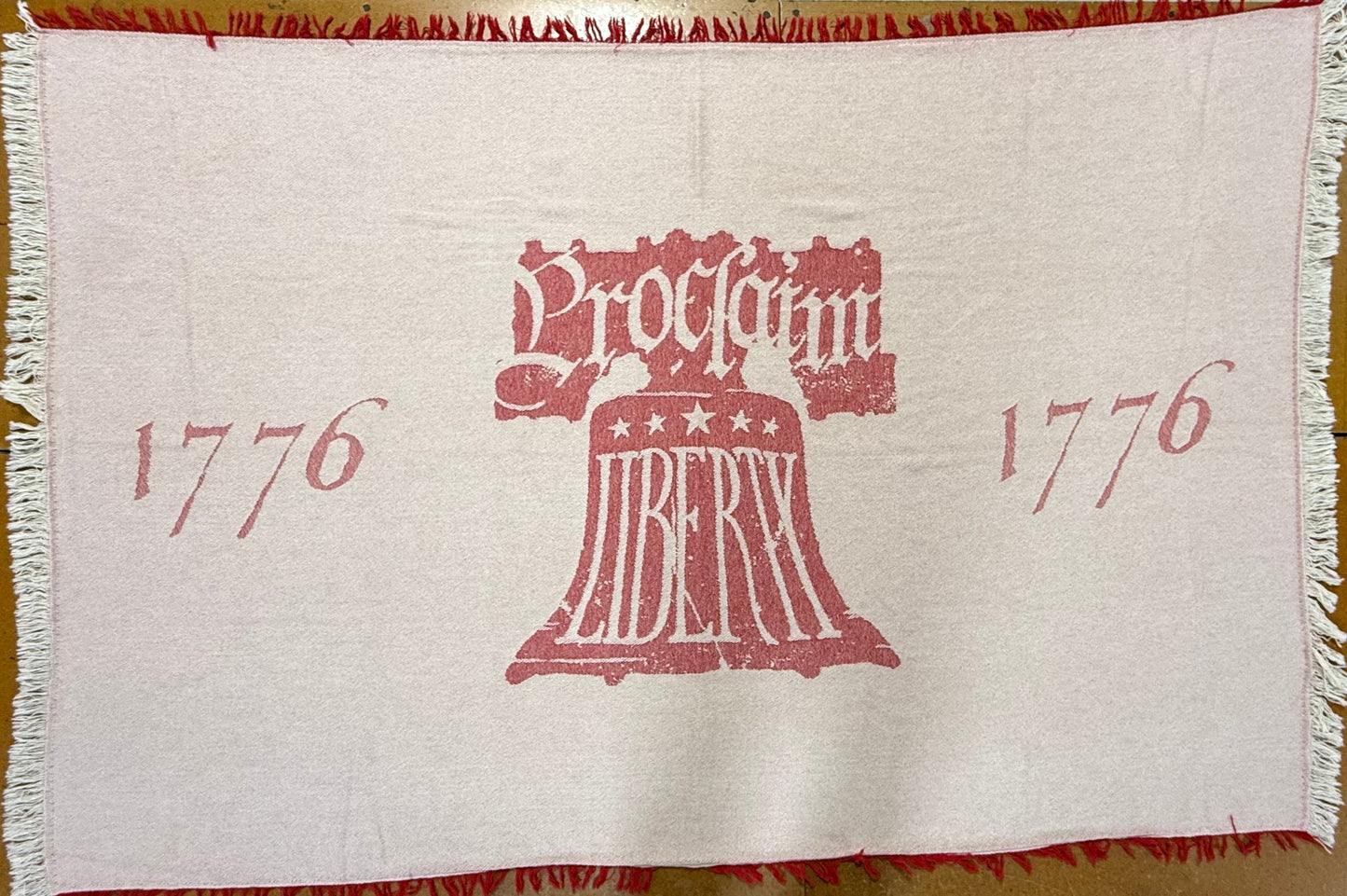"Proclaim Liberty" 1776 Made in America Lightweight Blanket — Only two available