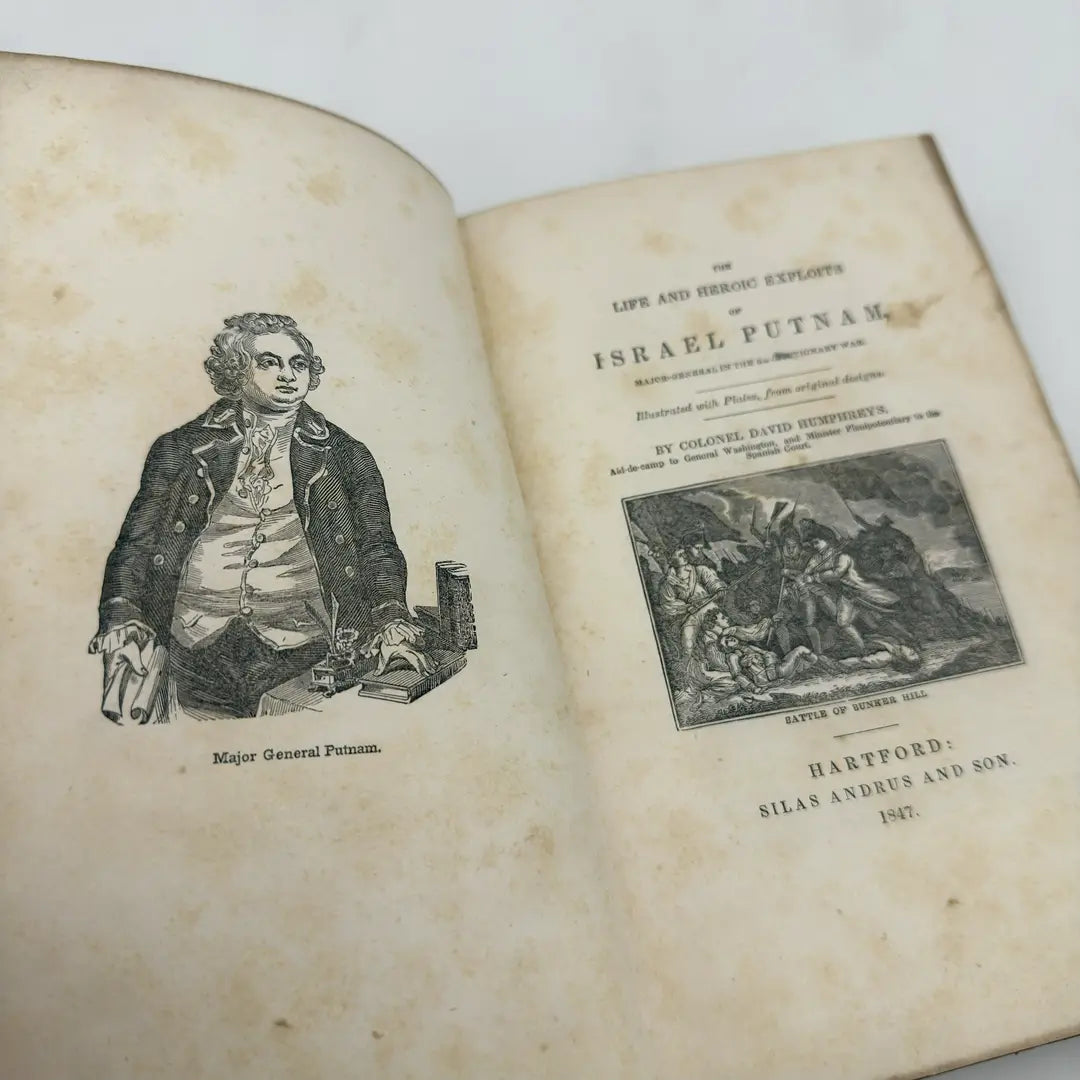 "The Life and Heroic Exploits of Israel Putnam" by Col. David Humphreys — 1847