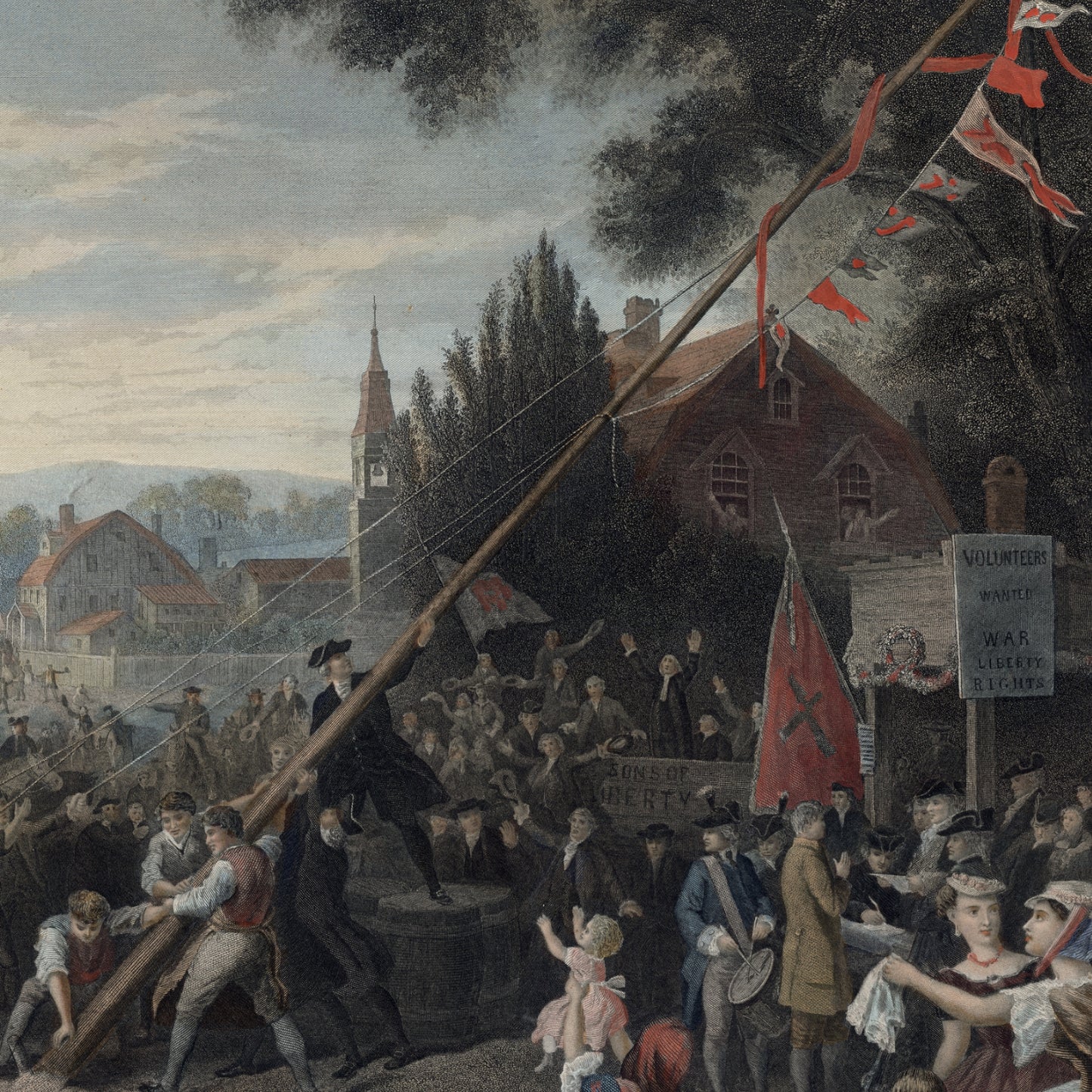 "Raising the Liberty Pole" Archival Print — Limited to 76 individually numbered prints