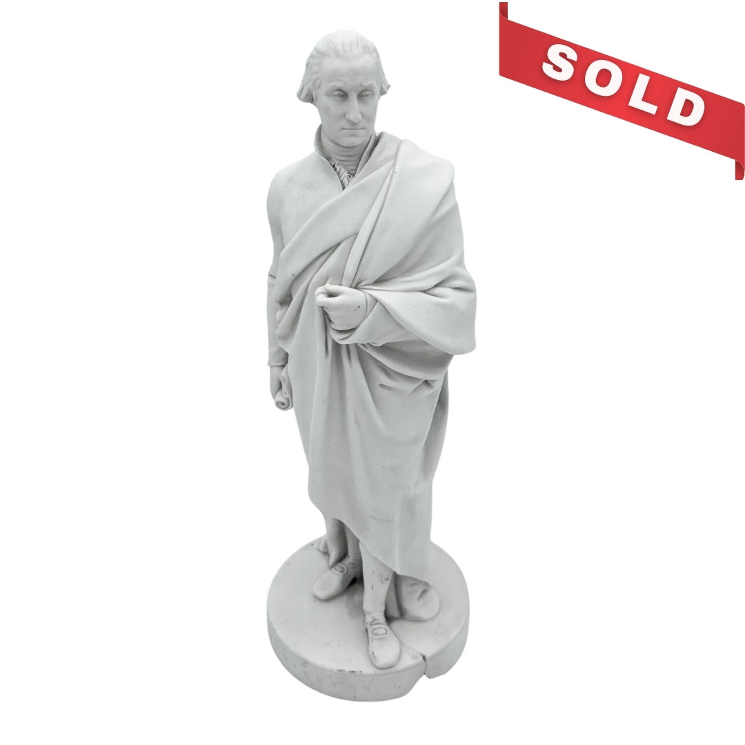 George Washington Statue — Parian porcelain