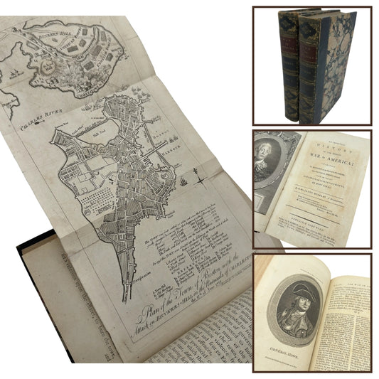 "An Impartial History of the Present War In America" by James Murray — Two volume set