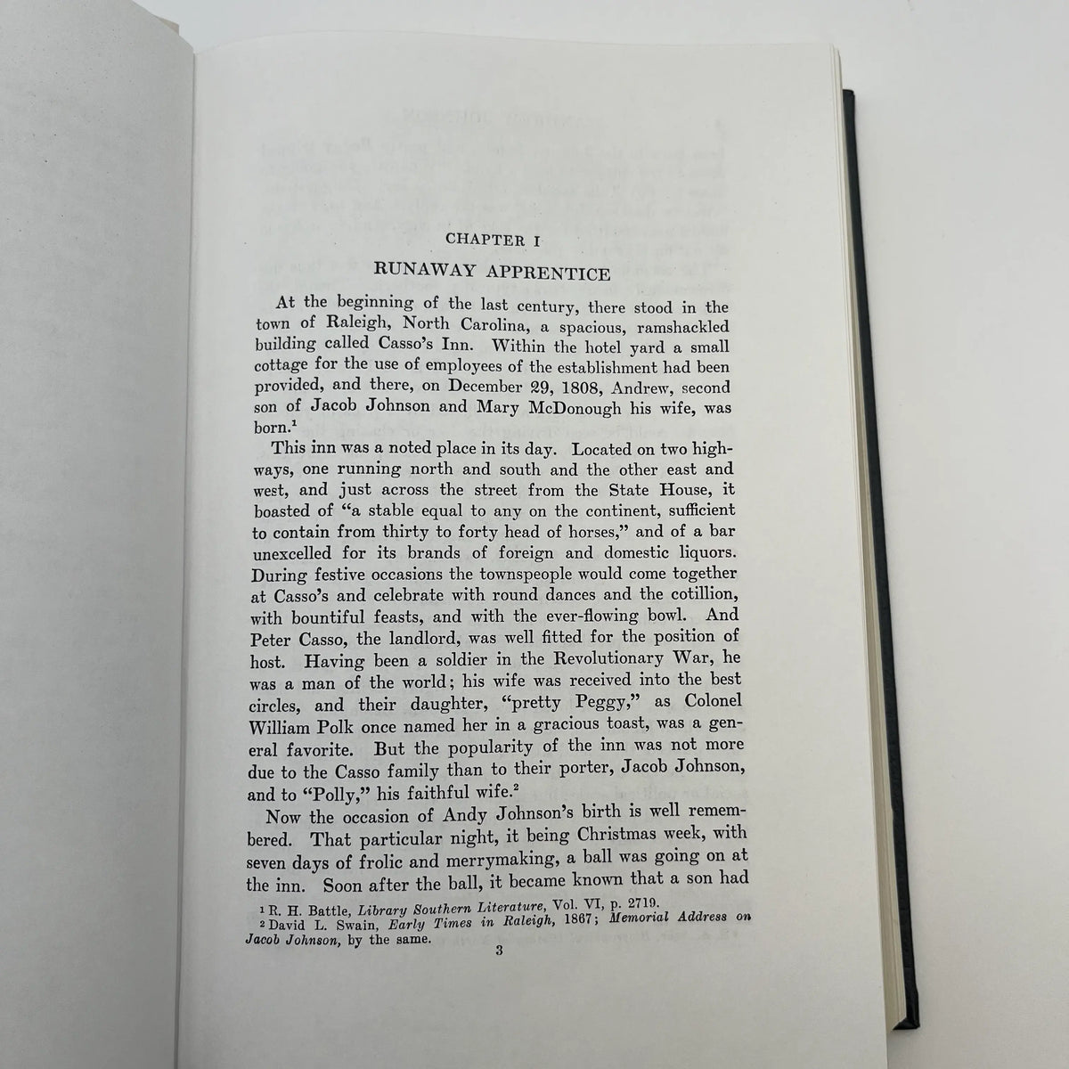"Andrew Johnson: Plebeian and Patriot" by Robert W Winston - Leather-bound, gilt-edged Easton Press edition