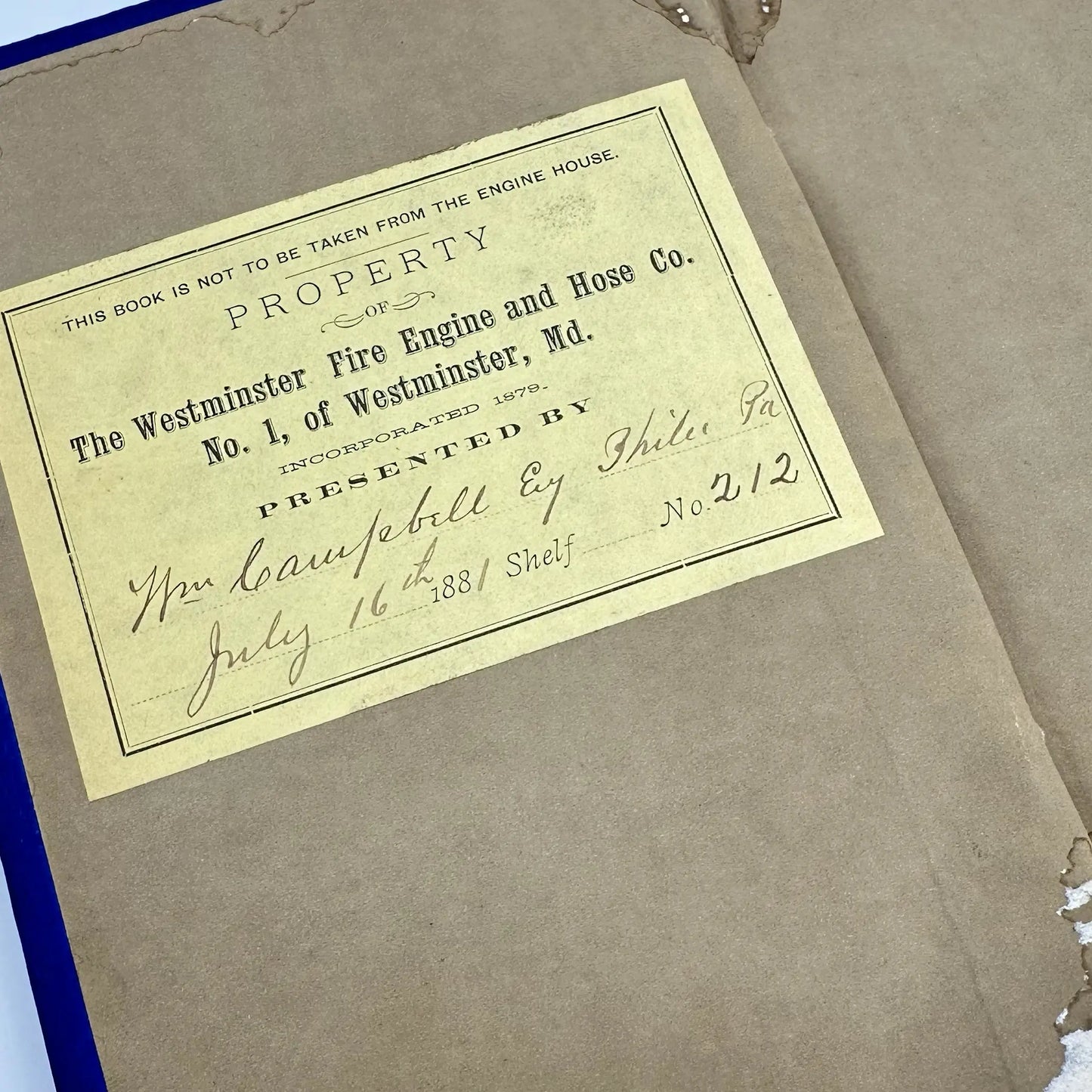 1876 "The Centennial Liberty Bell" by Jos S. Longshore and Benjamin L. Knowles