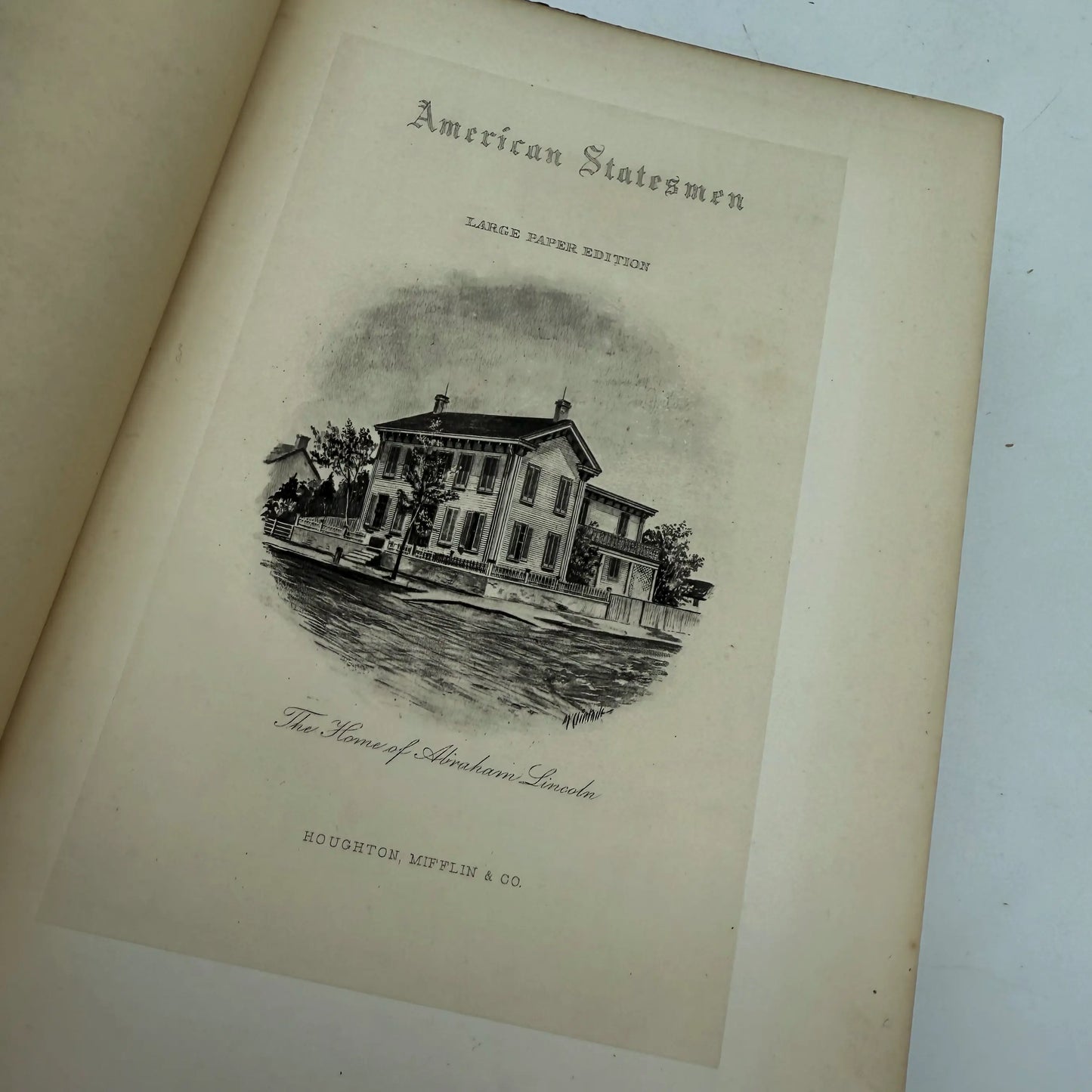 "American Statesmen: Abraham Lincoln" — Two volume numbered set — John T. Morse Jr.