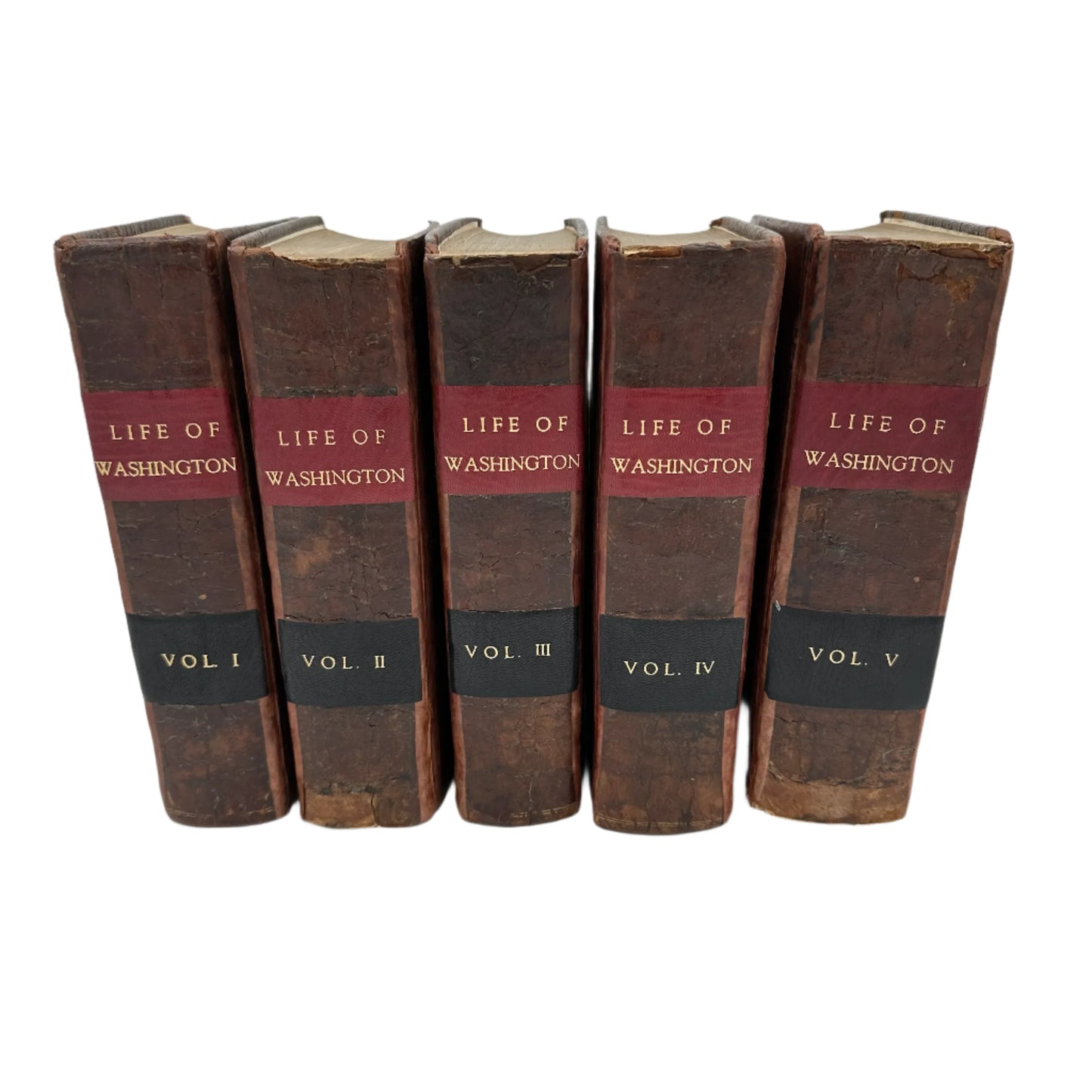 1804 "The Life of George Washington" by John Marshall — Five volume set