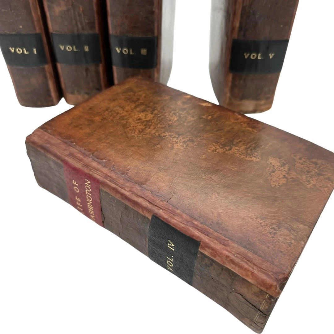 1804 "The Life of George Washington" by John Marshall — Five volume set