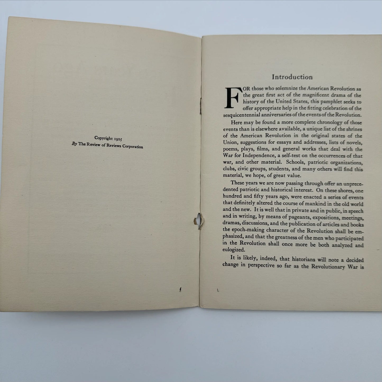 "150 Years Ago: A Manual for the Sesquicentennial Celebrations of the Revolutionary War" — 1925