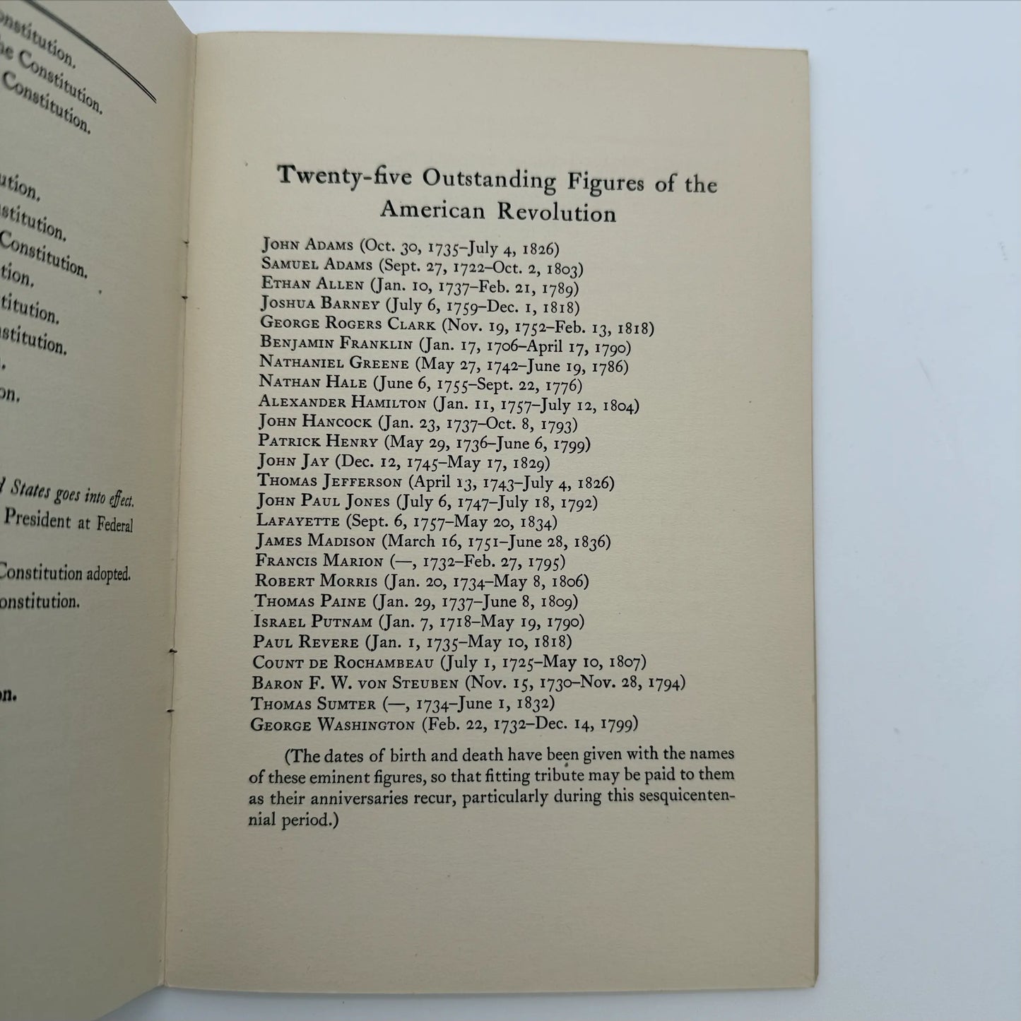 "150 Years Ago: A Manual for the Sesquicentennial Celebrations of the Revolutionary War" — 1925