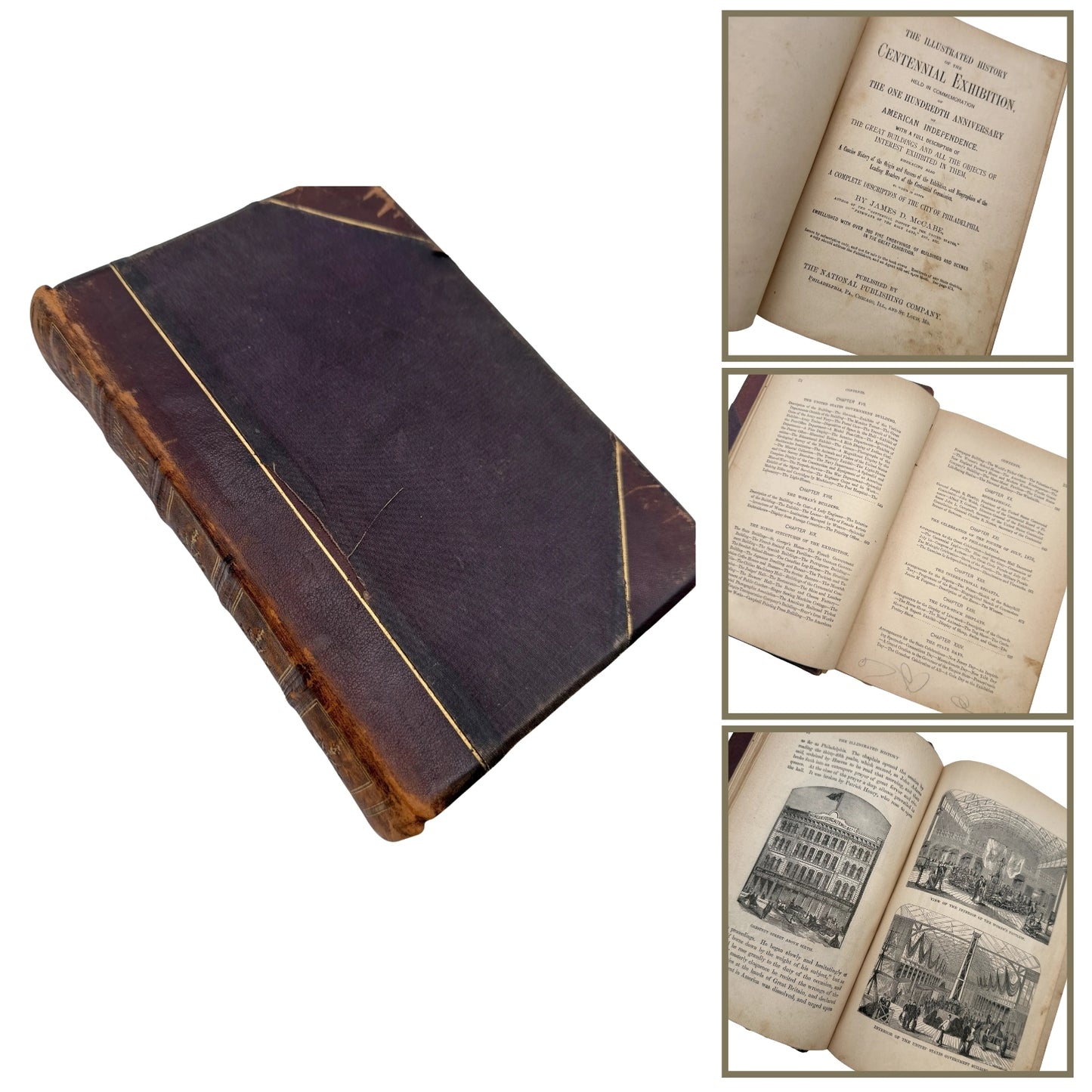 1876 "History of the Centennial Exhibition" by James D. McCabe — Two available
