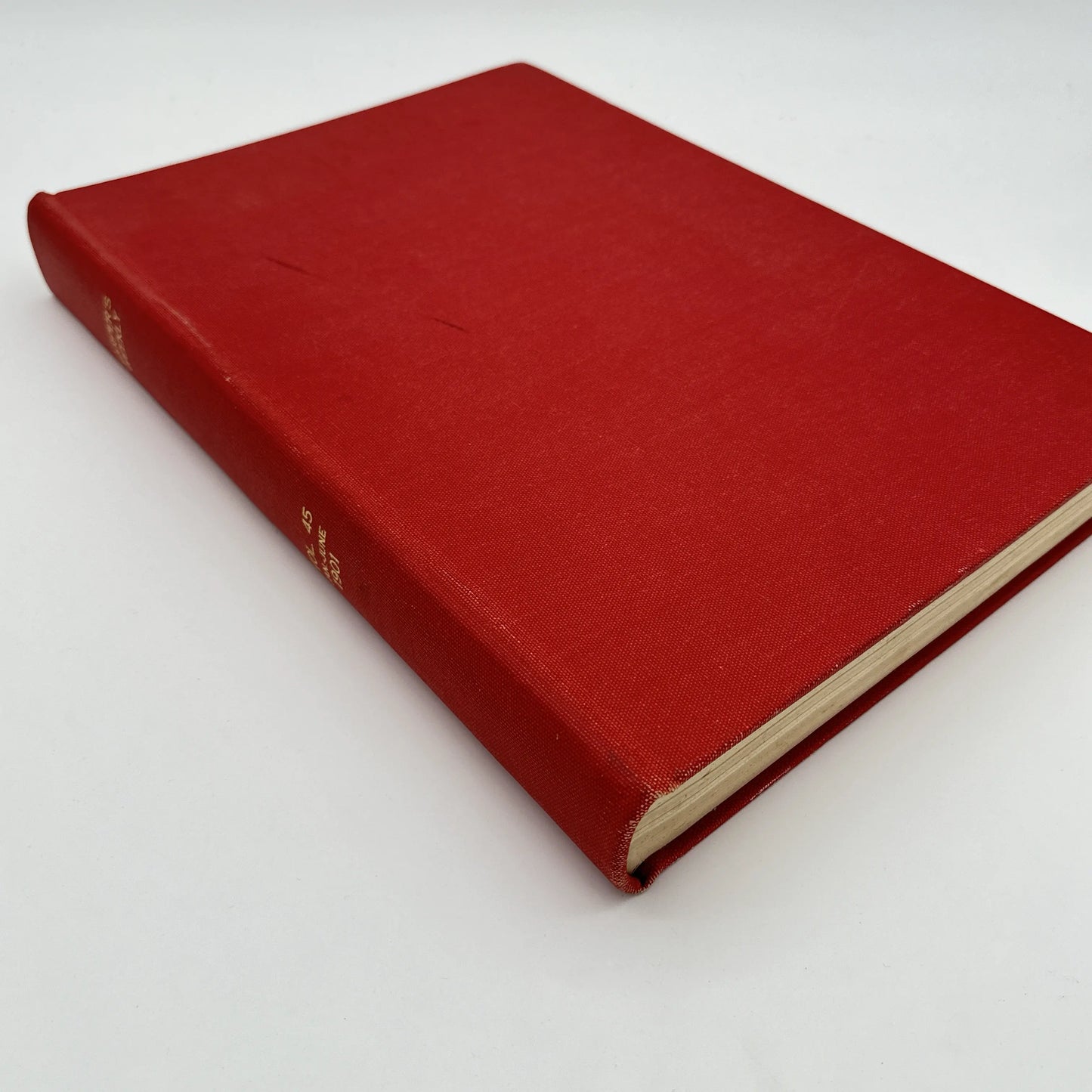 1901 and 1908 bound volumes of "Harper's Weekly" from January to June in a large bound book