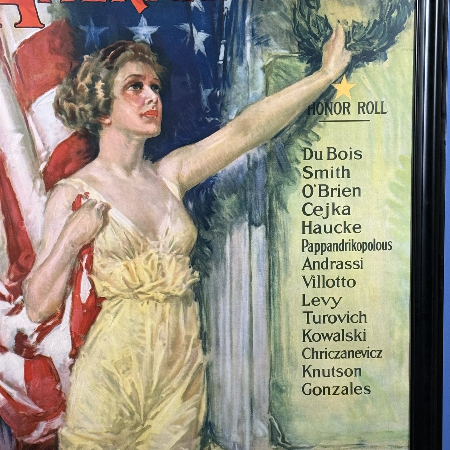 Original 1919 WWI Poster — "Americans All! - Victory Liberty Loan" Poster