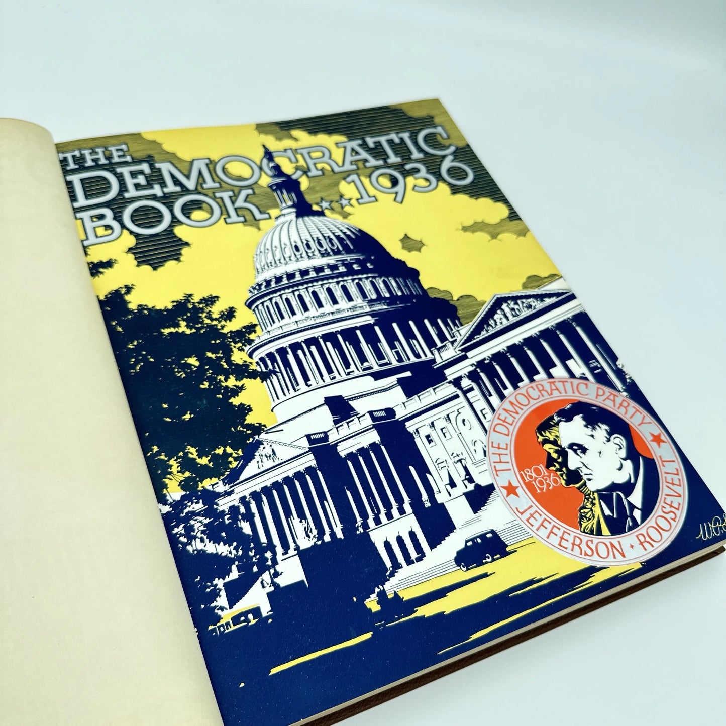 1936 The Democratic Book — Limited first edition signed by Franklin Roosevelt