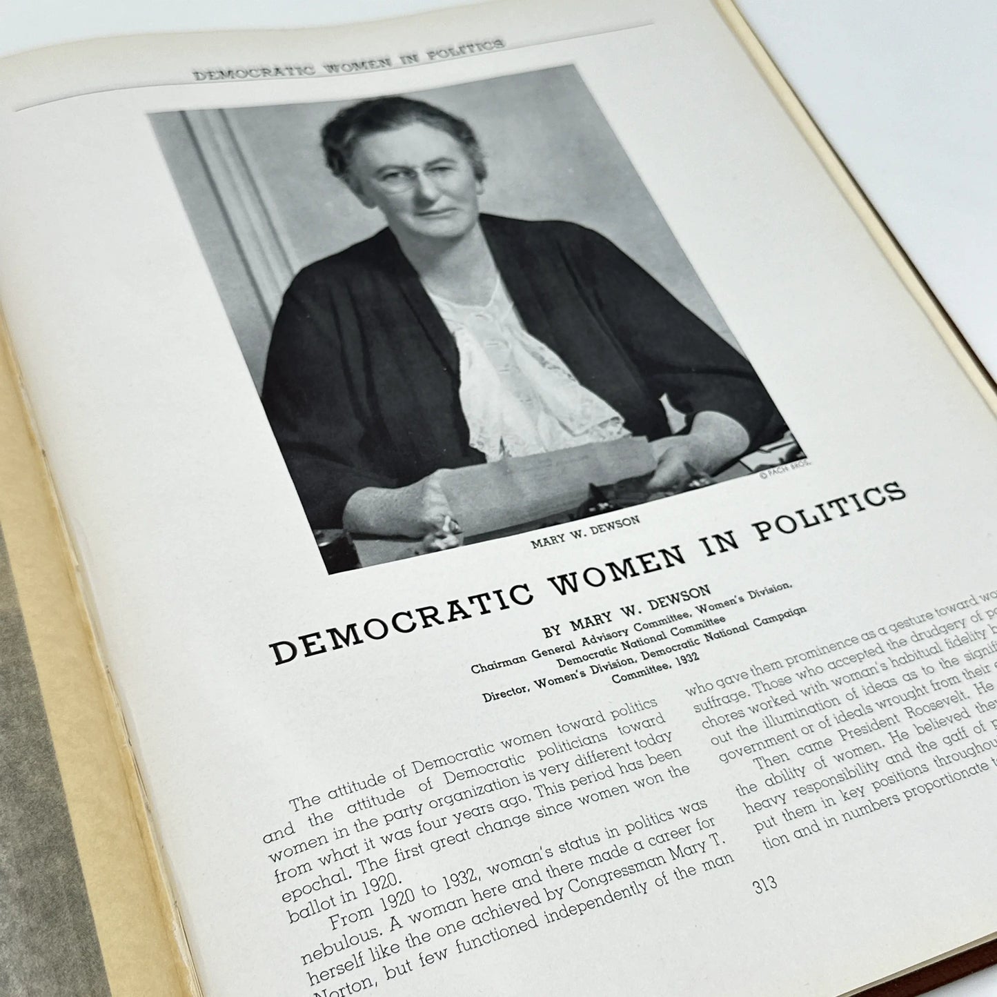 1936 The Democratic Book — Limited first edition signed by Franklin Roosevelt