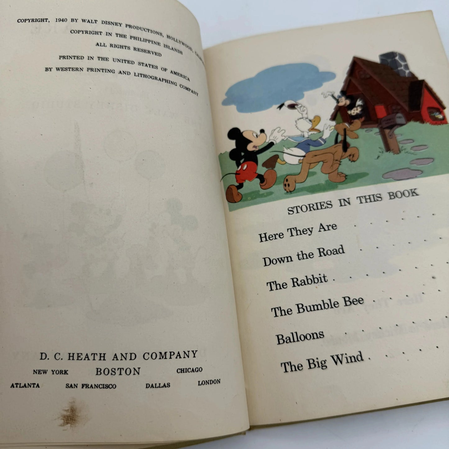 "Here They Are" — 1940 Disney Book