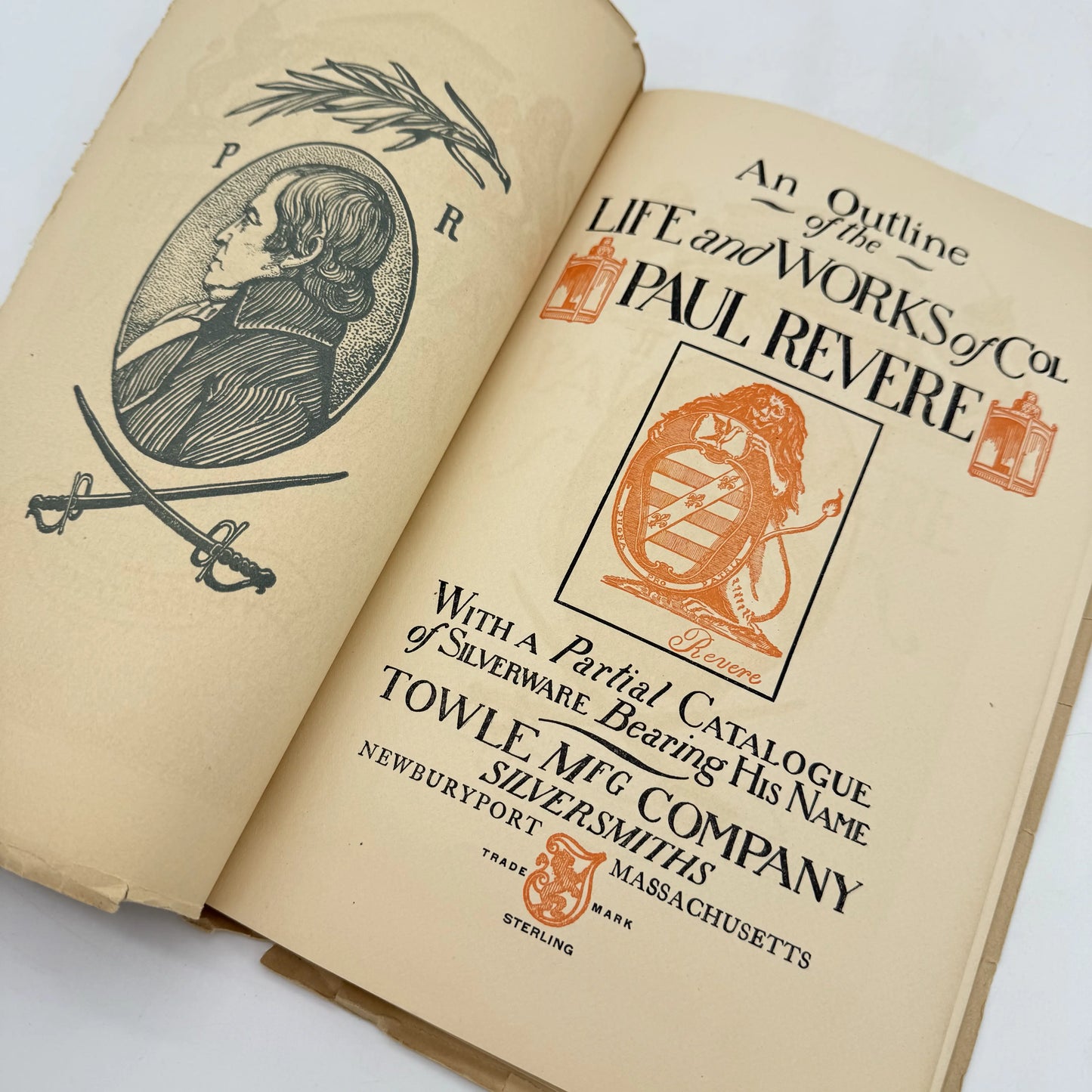 Georgian and Paul Revere Colonial Series from The Towle Mfg. Company Silversmiths — 1899 and 1901