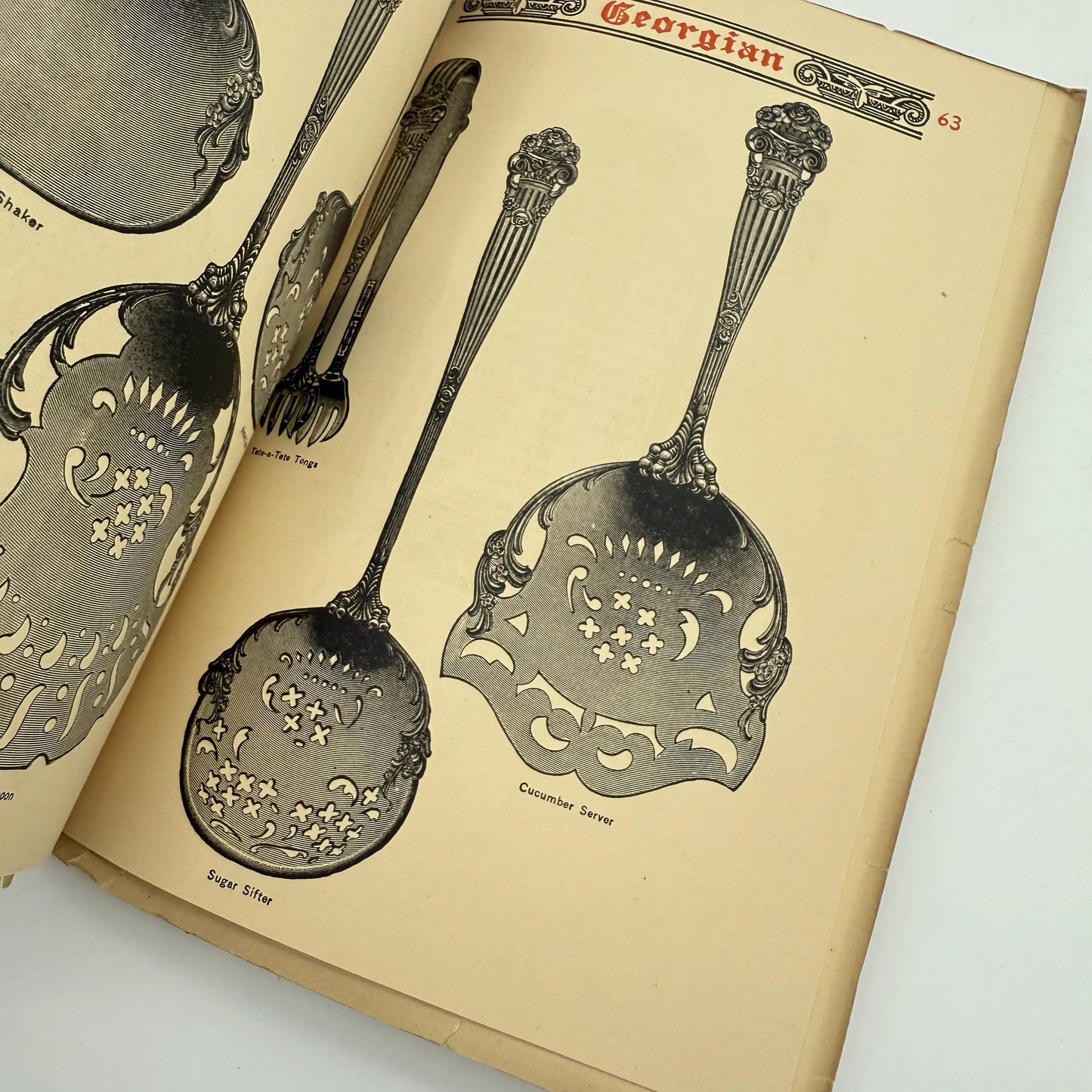Georgian and Paul Revere Colonial Series from The Towle Mfg. Company Silversmiths — 1899 and 1901