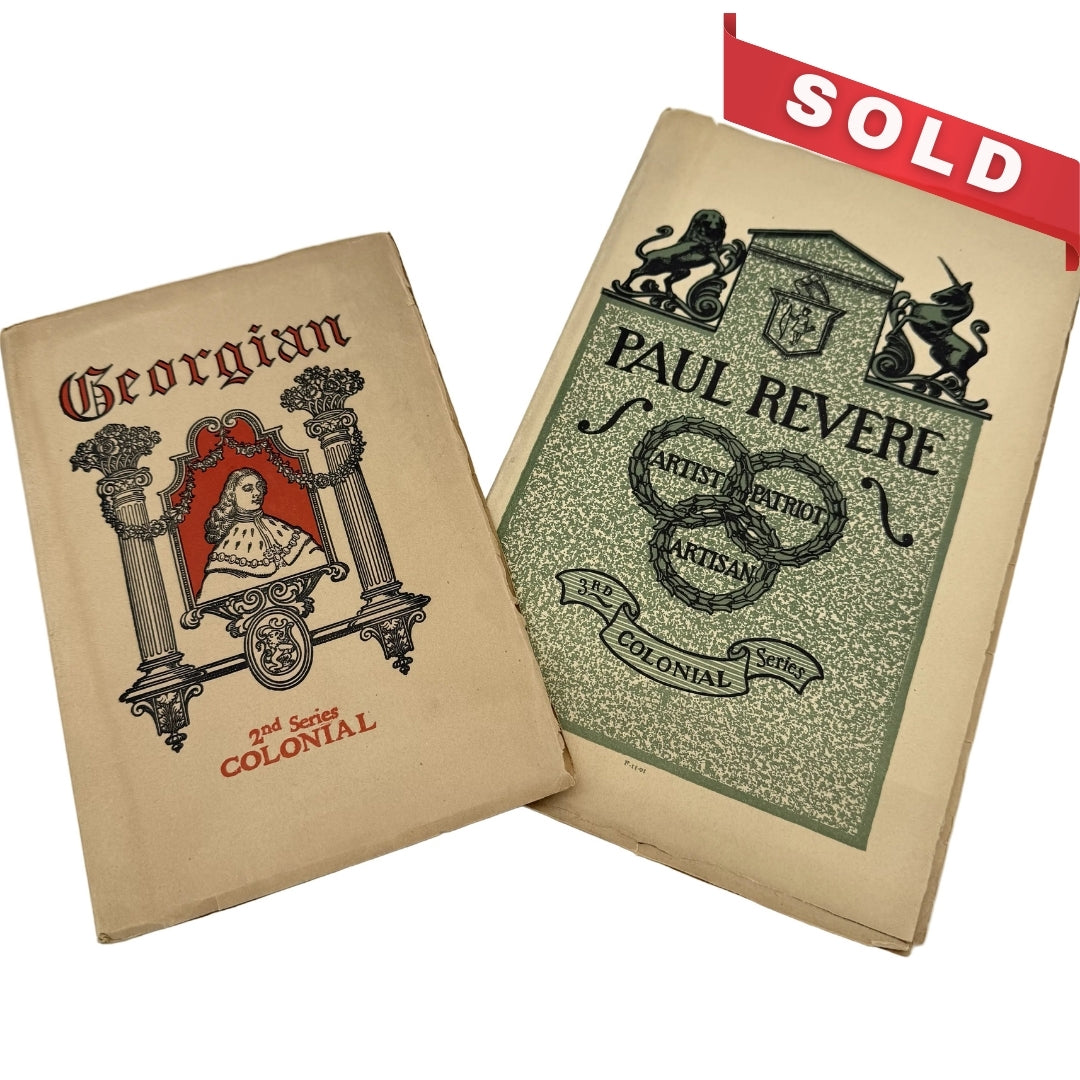 Georgian and Paul Revere Colonial Series from The Towle Mfg. Company Silversmiths — 1899 and 1901