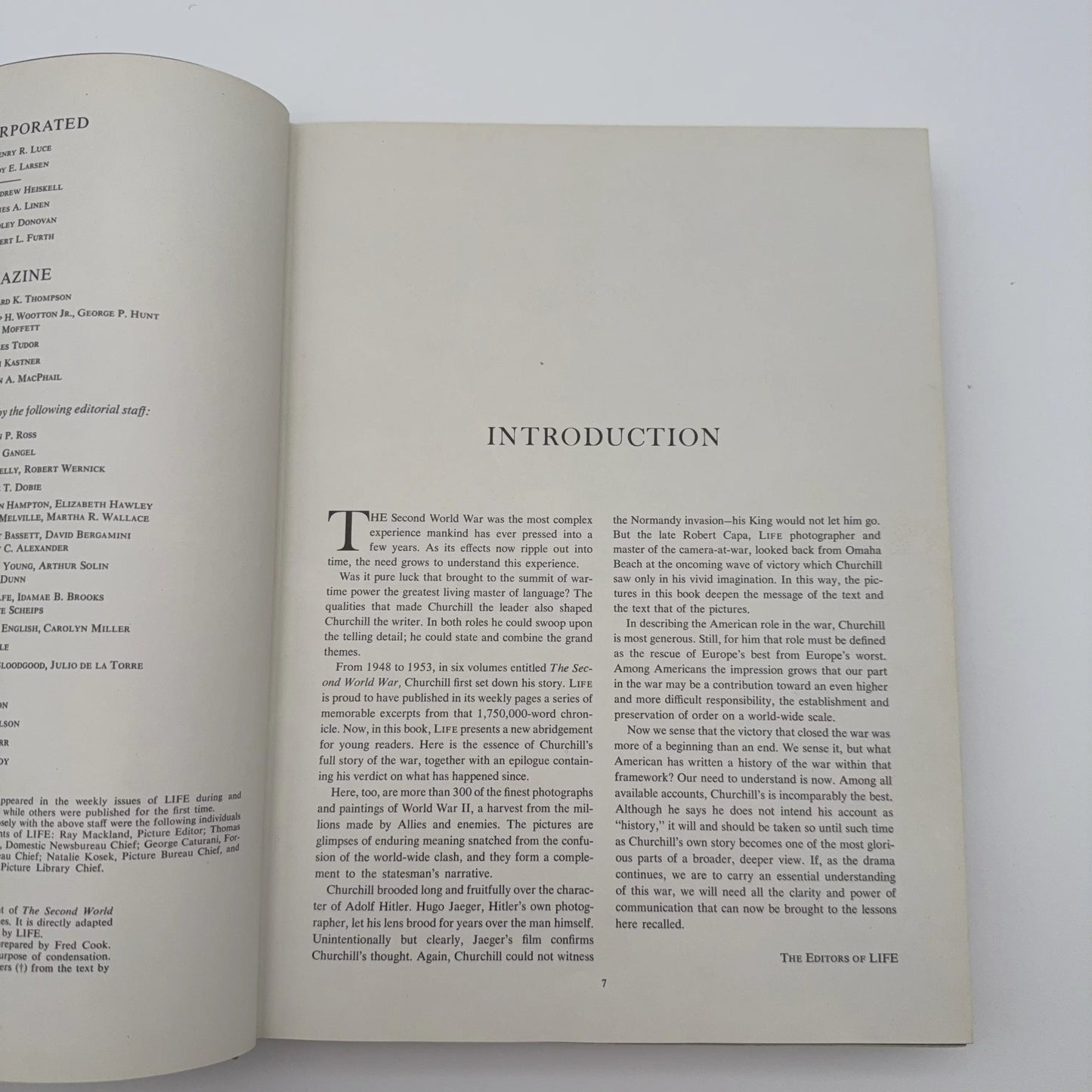 "The Second World War" — Winston Churchill / LIFE Special Edition for Young Readers