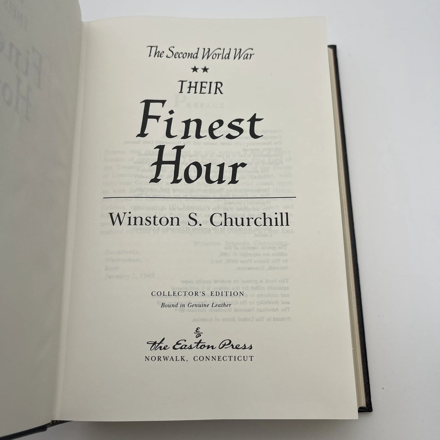 The Second World War complete series - Winston Churchill - Leather-bound, gilt-edged Easton Press edition 7