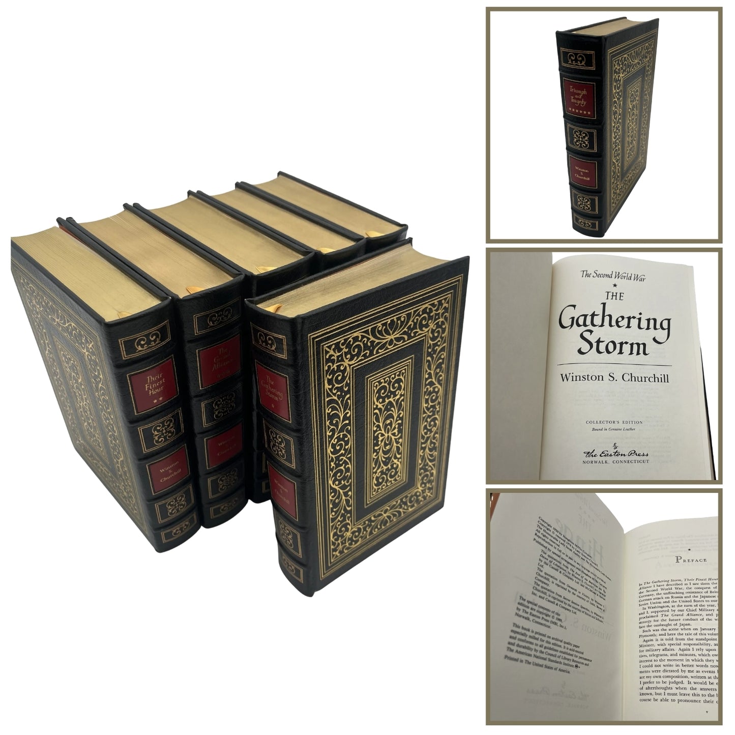 The Second World War complete series - Winston Churchill - Leather-bound, gilt-edged Easton Press edition 7