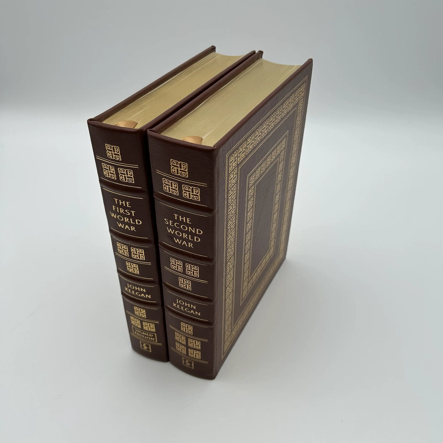 "The Second World War" by John Keegan — Leather-bound, gilt-edged Easton Press edition 10