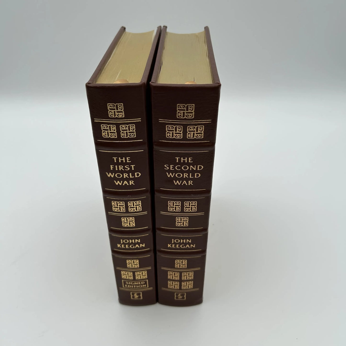 "The Second World War" by John Keegan — Leather-bound, gilt-edged Easton Press edition 10