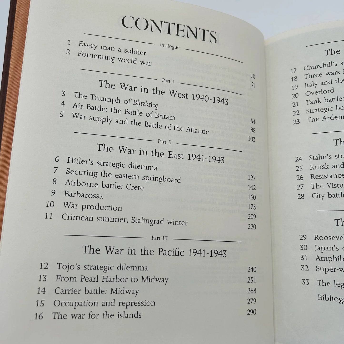 "The Second World War" by John Keegan — Leather-bound, gilt-edged Easton Press edition 10