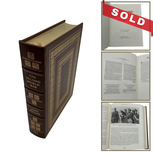 "The Second World War" by John Keegan — Leather-bound, gilt-edged Easton Press edition 10