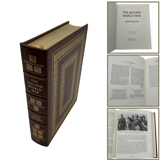 "The Second World War" by John Keegan — Leather-bound, gilt-edged Easton Press edition 10