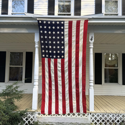 Large 48 Star Flag in excellent condition — 4.75' x 9'