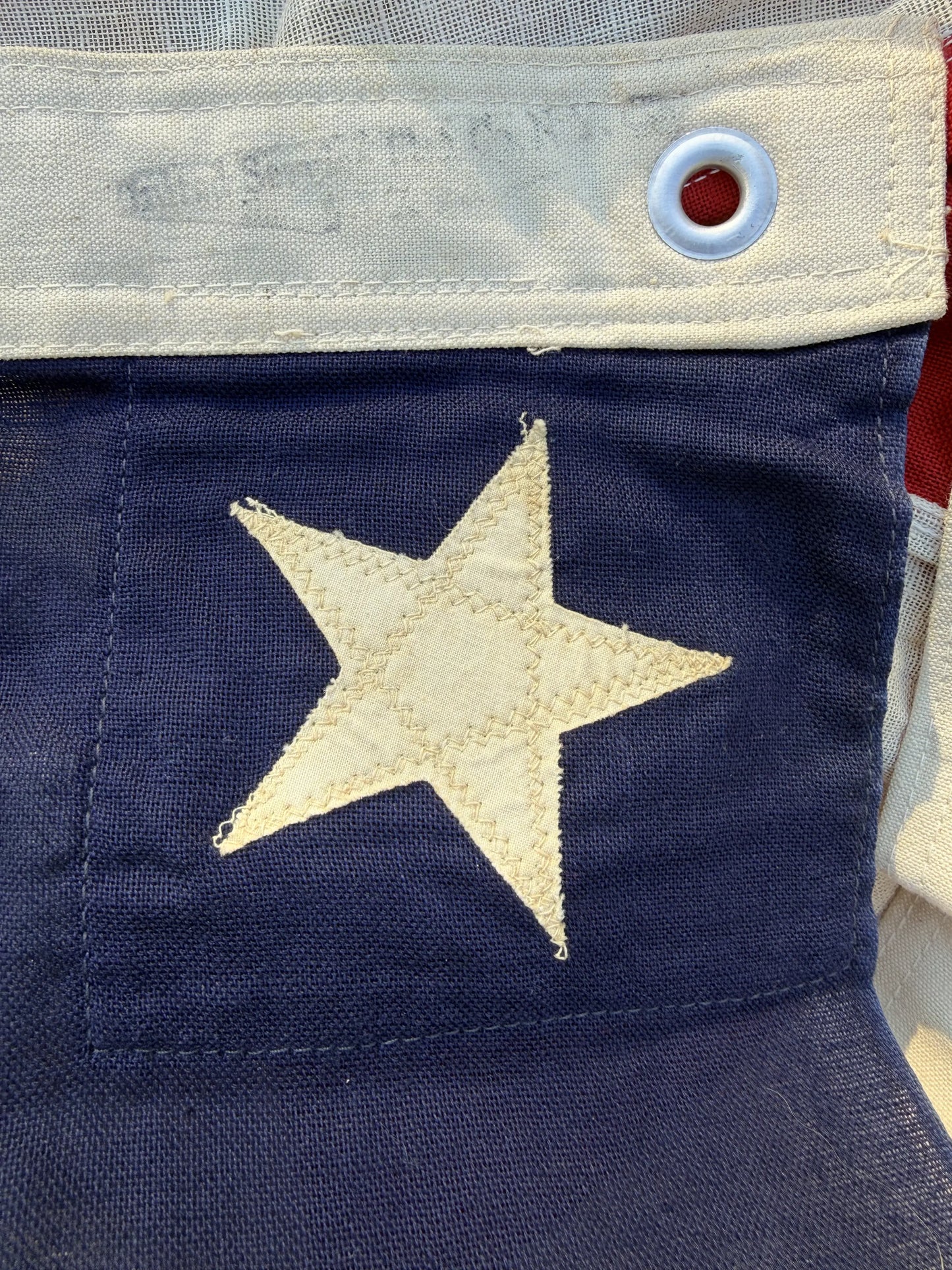 Large 50 Star Flag with sewn stars — Made in America