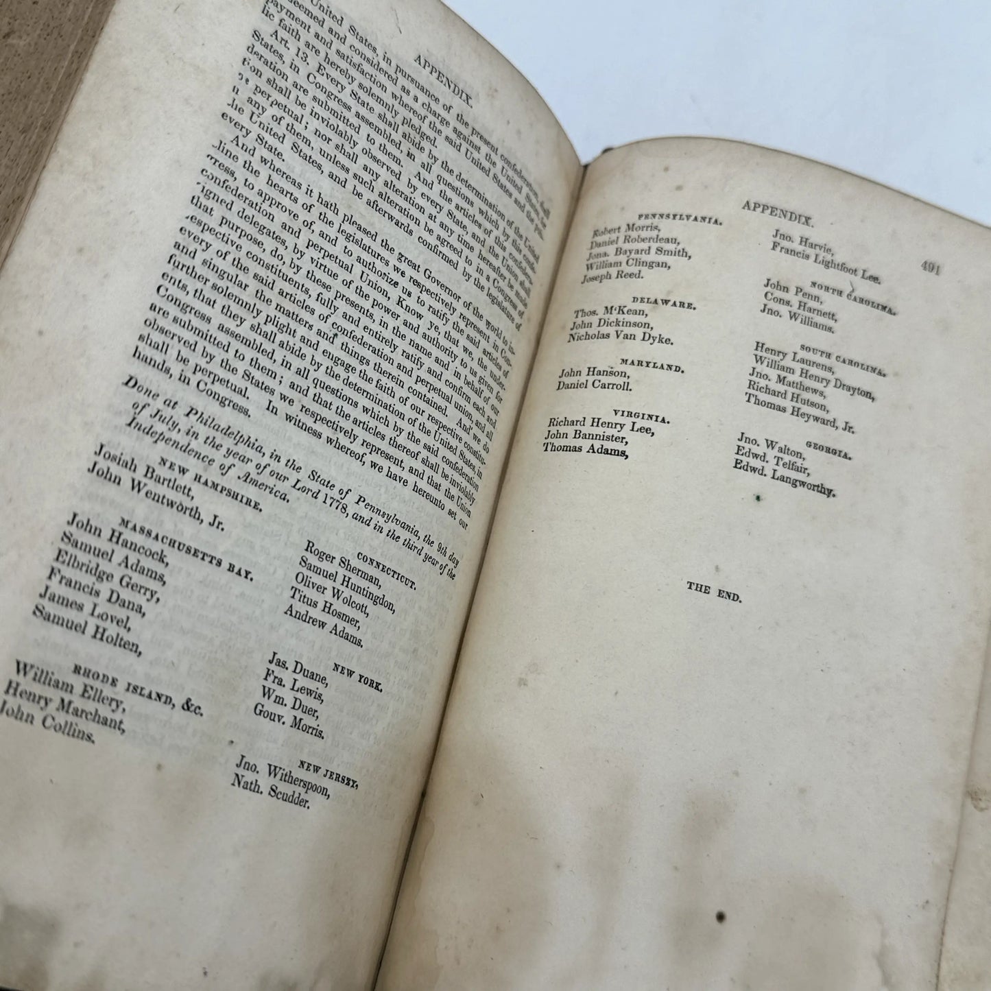 The American's Guide Comparing Declaration, Articles of Confederation, Constitution of the US