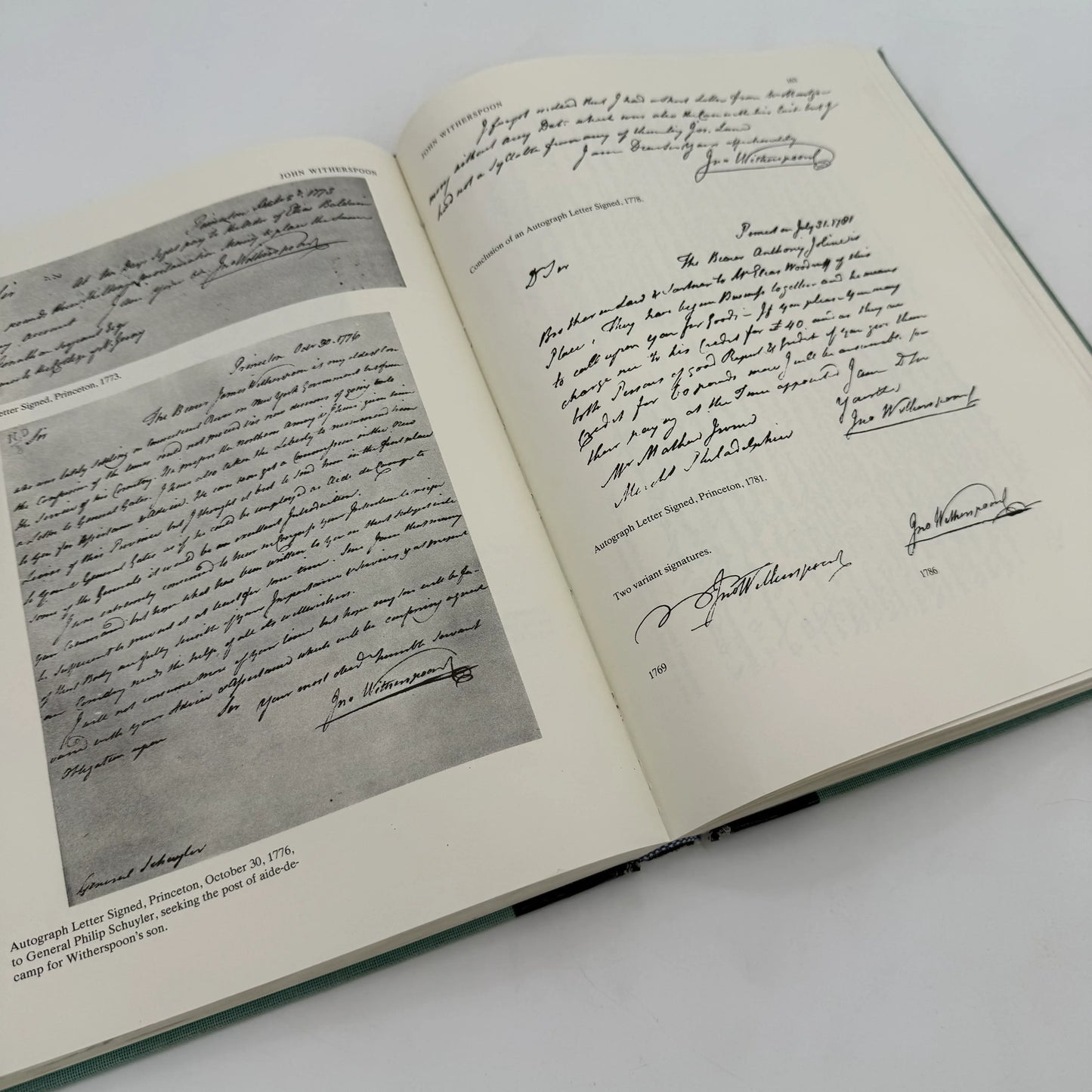 American Autographs: Signers of the Declaration of Independence, Revolutionary War Leaders, Presidents — 1983