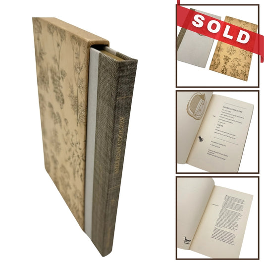 "American Cookery" by Amelia Simmons —  First known cookbook written by an American