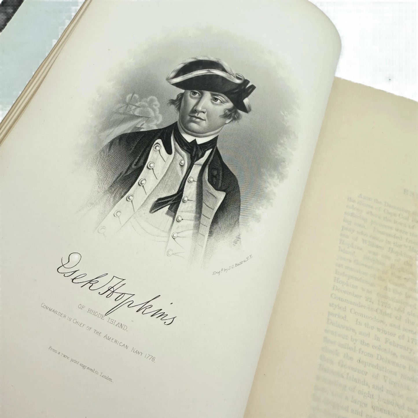 "The American Portrait Gallery with Biographical Sketches of Presidents, Statesmen, Military and Naval Heroes, Clergymen, Authors, Poets, etc." by Lillian C. Buttre — Two volume set — 1778