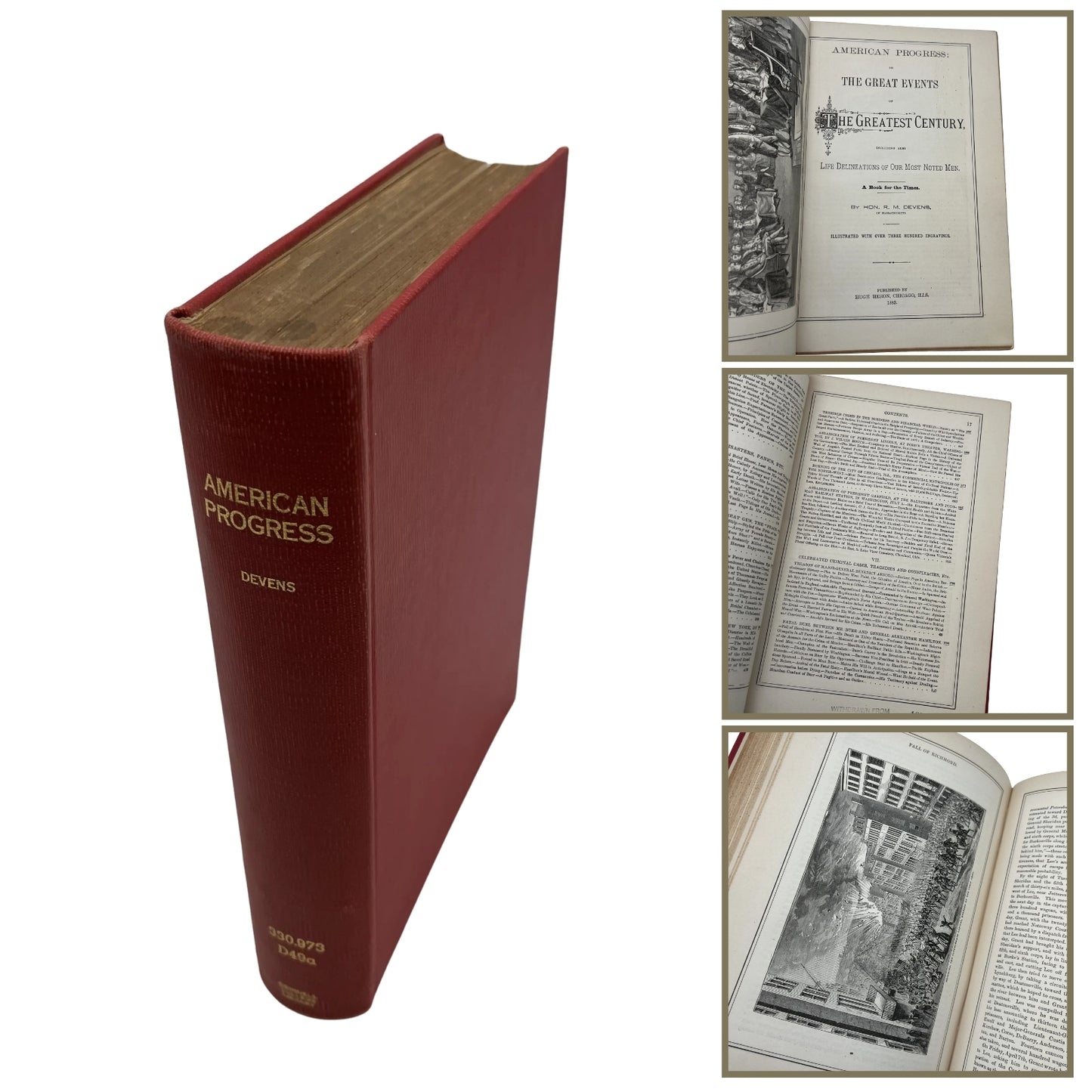 “American Progress” by Hon. R.M. Devens - 1883