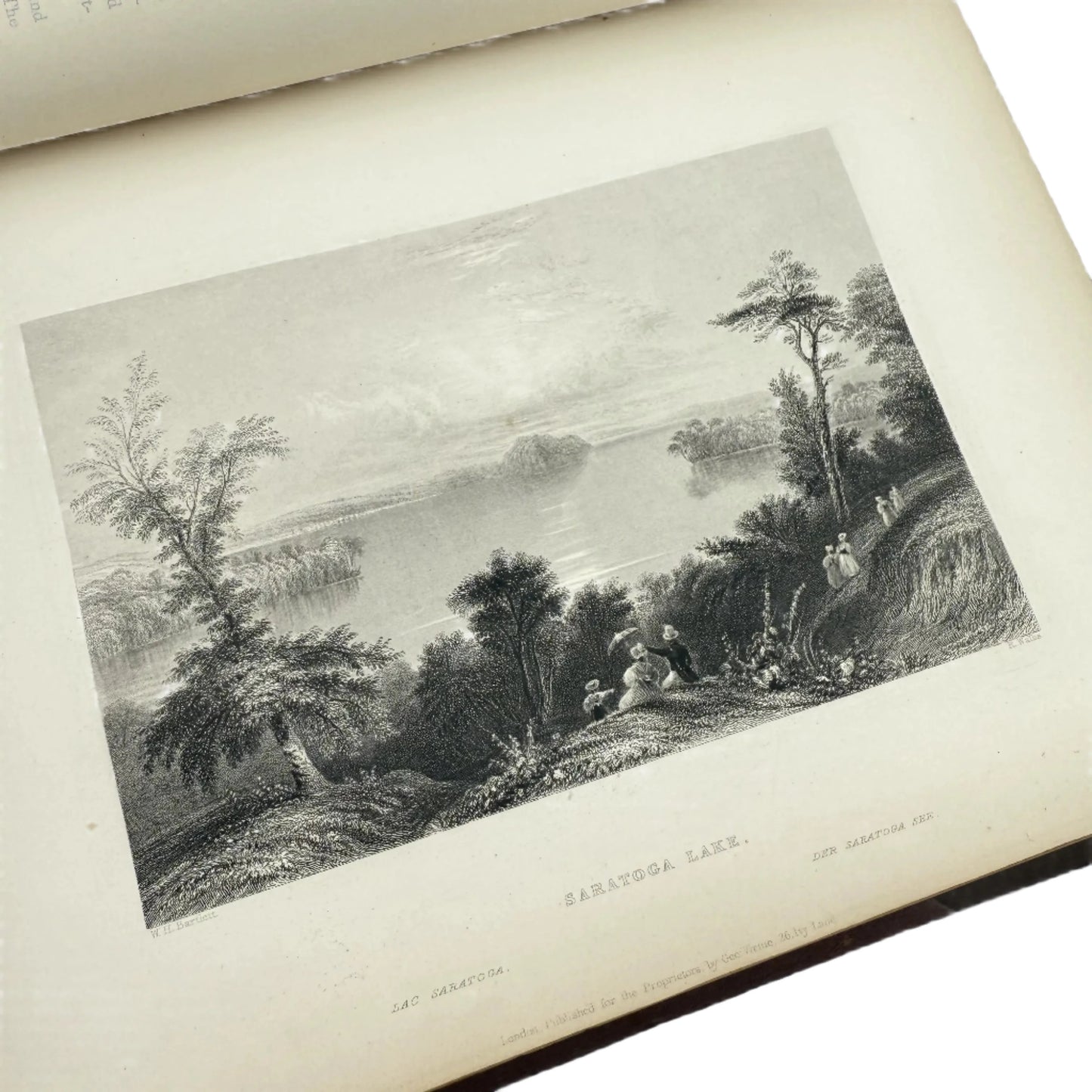 1852 "American Scenery; or Land, Lake, and River, Illustrations of Transatlantic Nature" by N.P. Willis — Two volume set