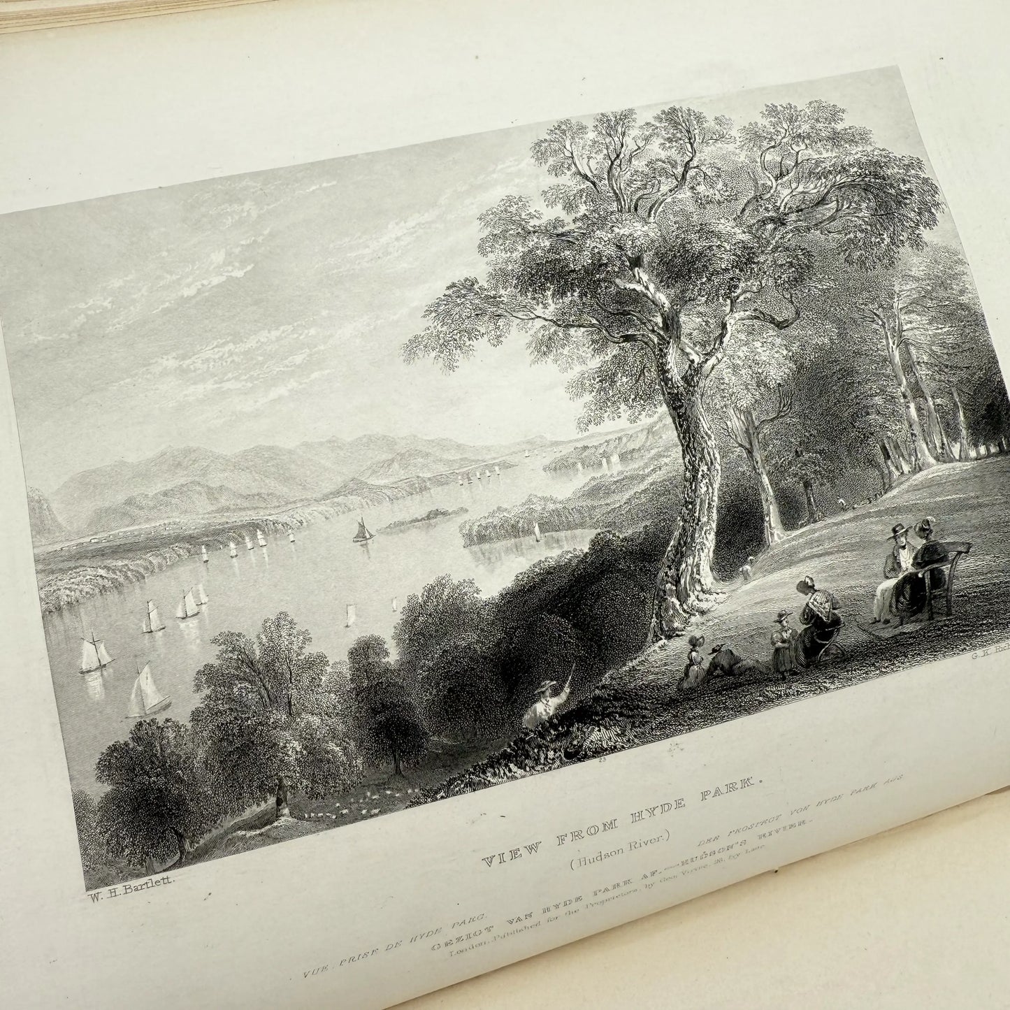 1852 "American Scenery; or Land, Lake, and River, Illustrations of Transatlantic Nature" by N.P. Willis — Two volume set