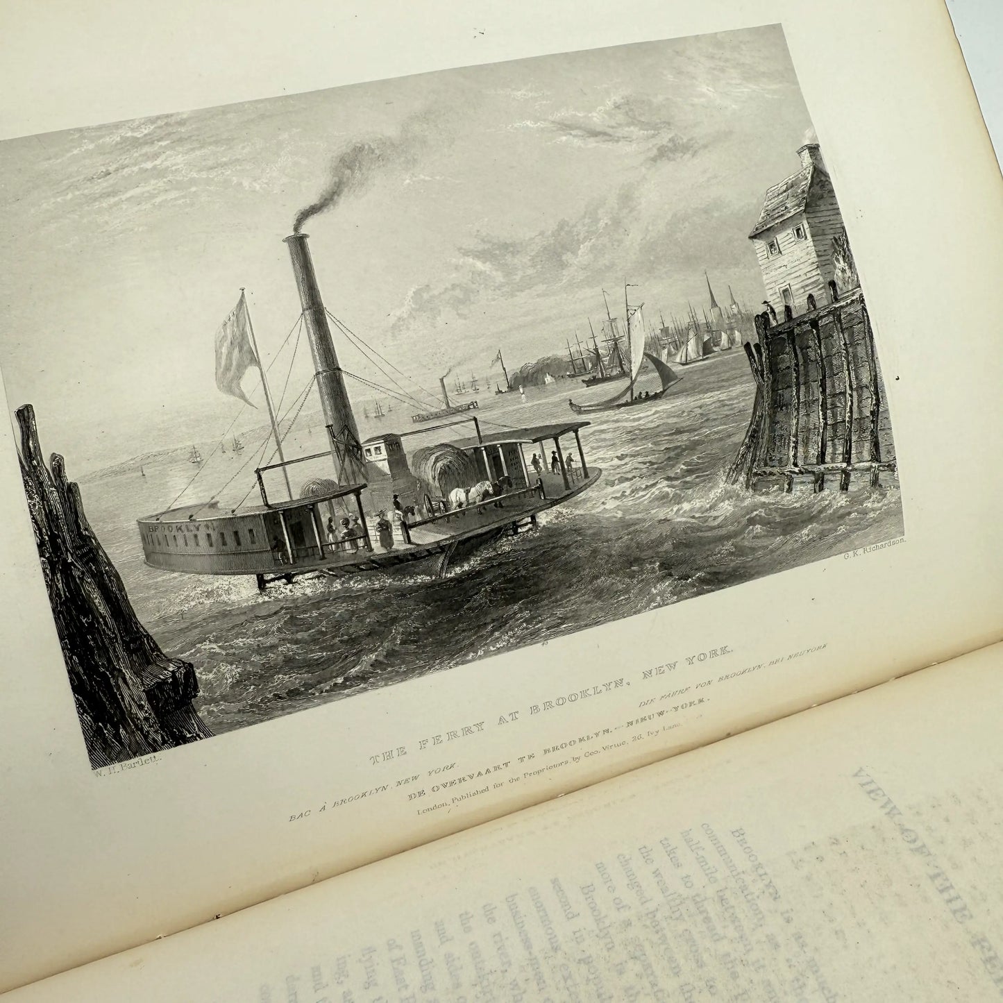 1852 "American Scenery; or Land, Lake, and River, Illustrations of Transatlantic Nature" by N.P. Willis — Two volume set