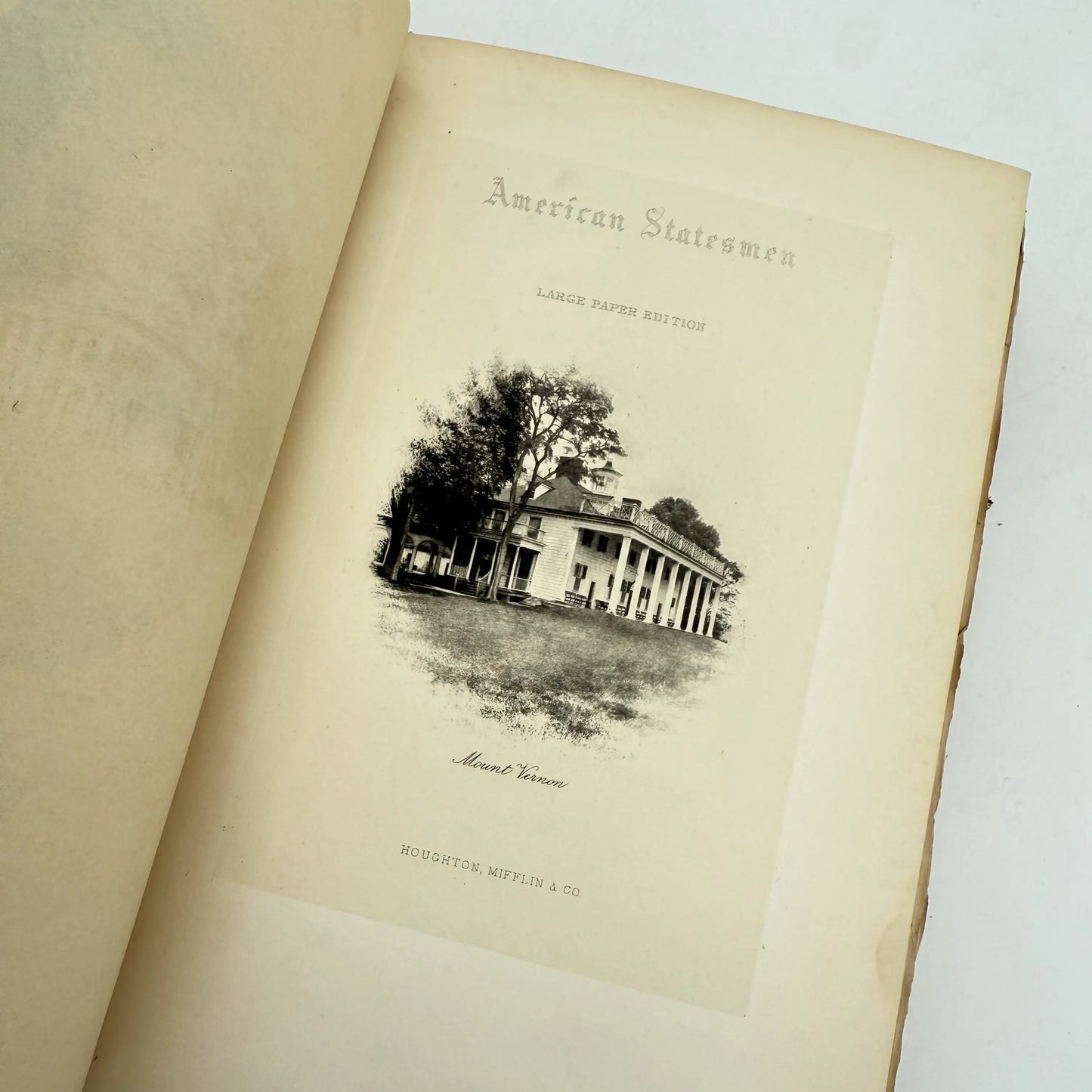 "American Statesmen: George Washington" — Two volume numbered set — Henry Cabot Lodge