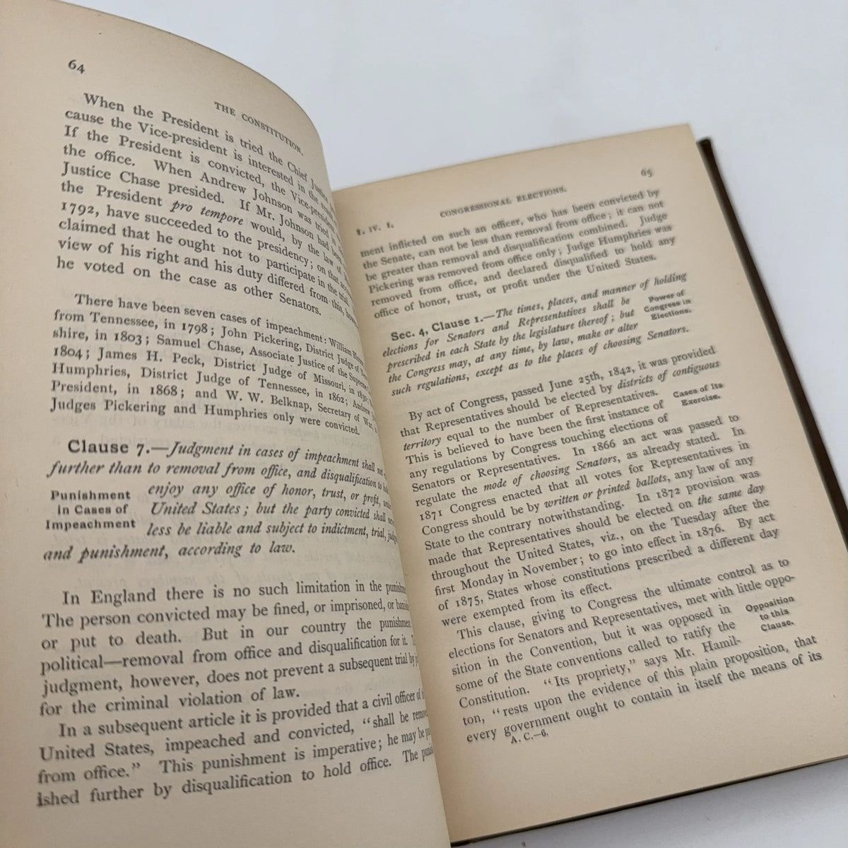 "Manual of the Constitution of the United States" by Israel Ward Andrews — 1887